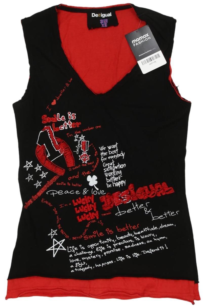

Desigual Damen Top, schwarz, Gr. 34