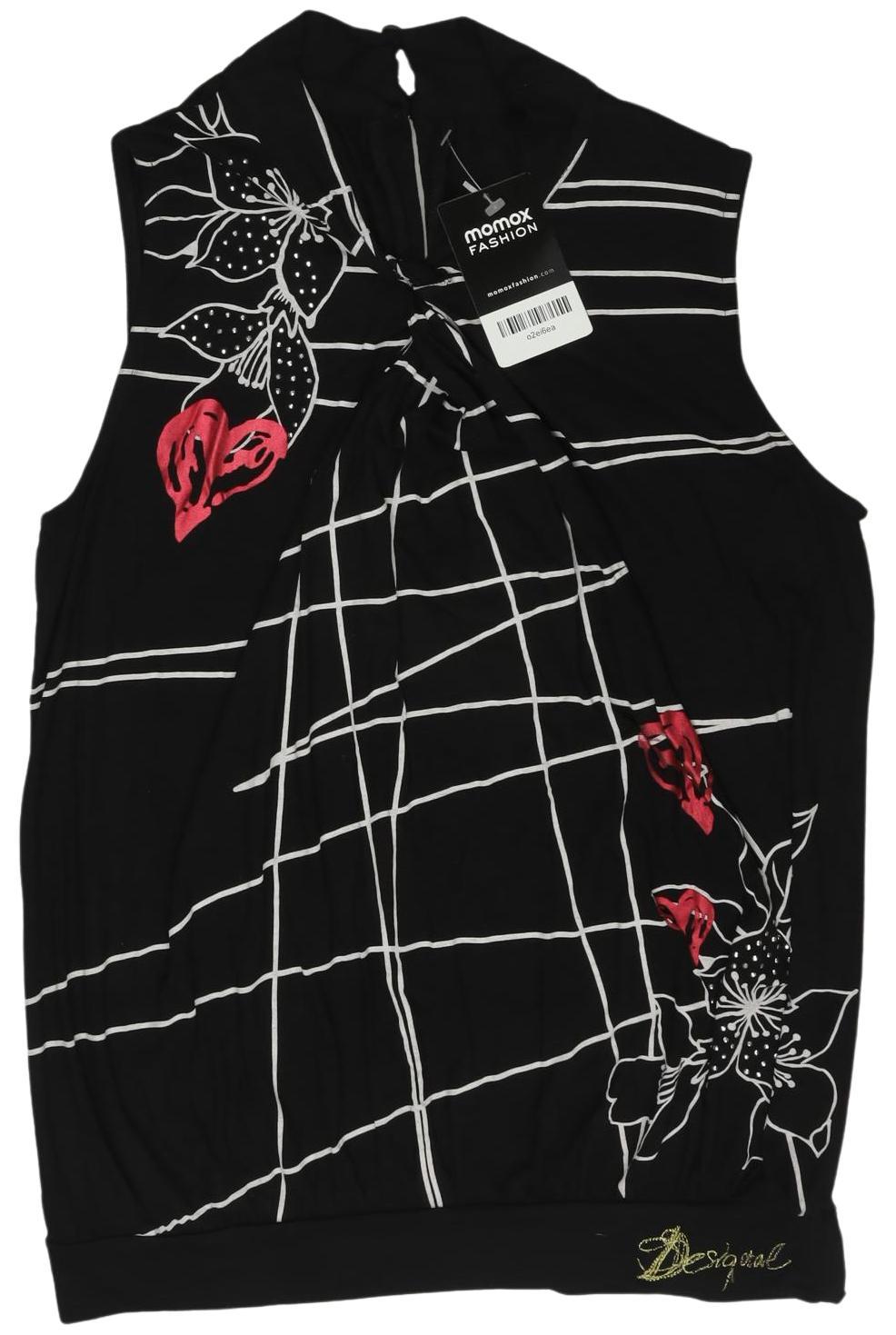 

Desigual Damen Top, schwarz, Gr. 38