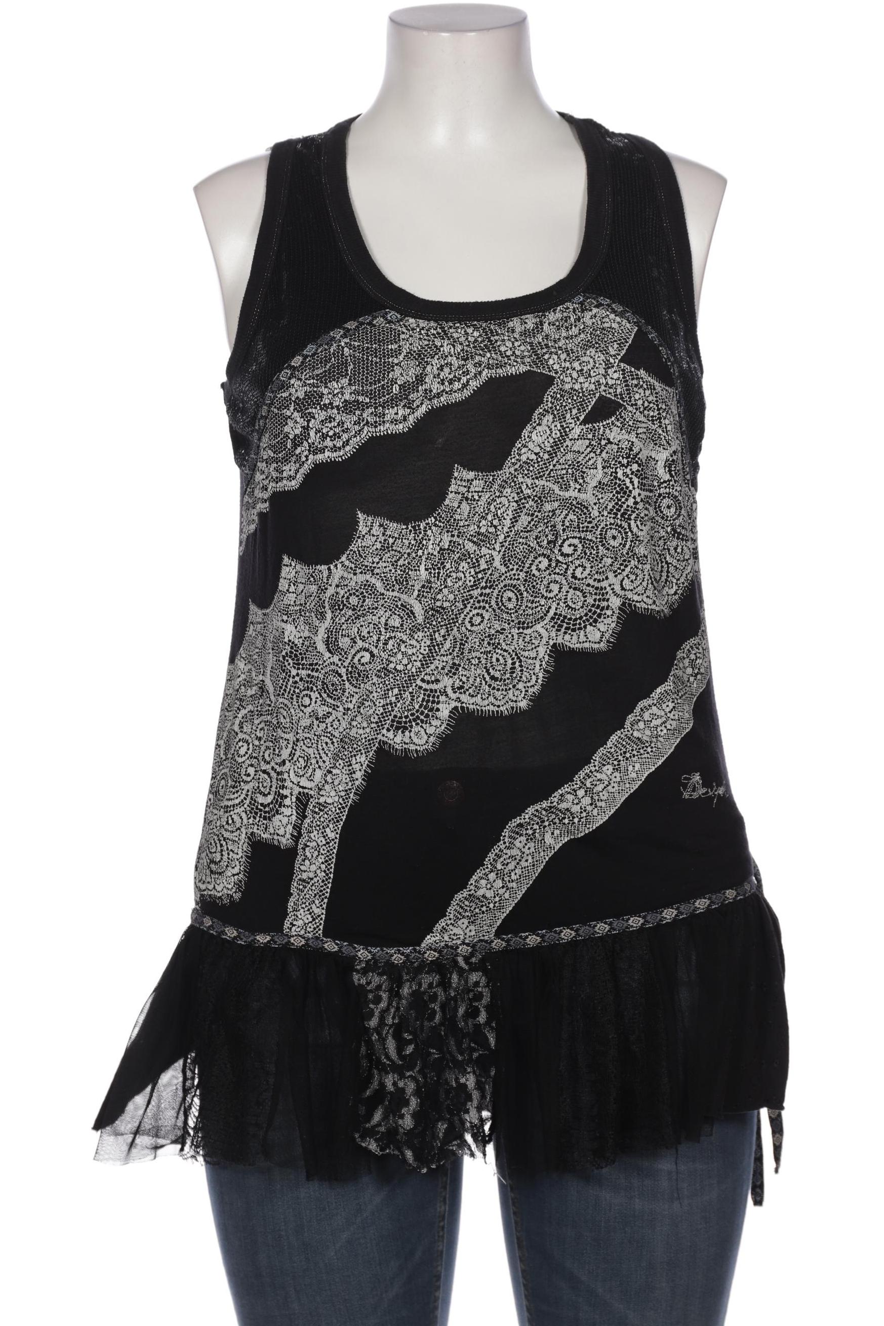

Desigual Damen Top, schwarz, Gr. 44