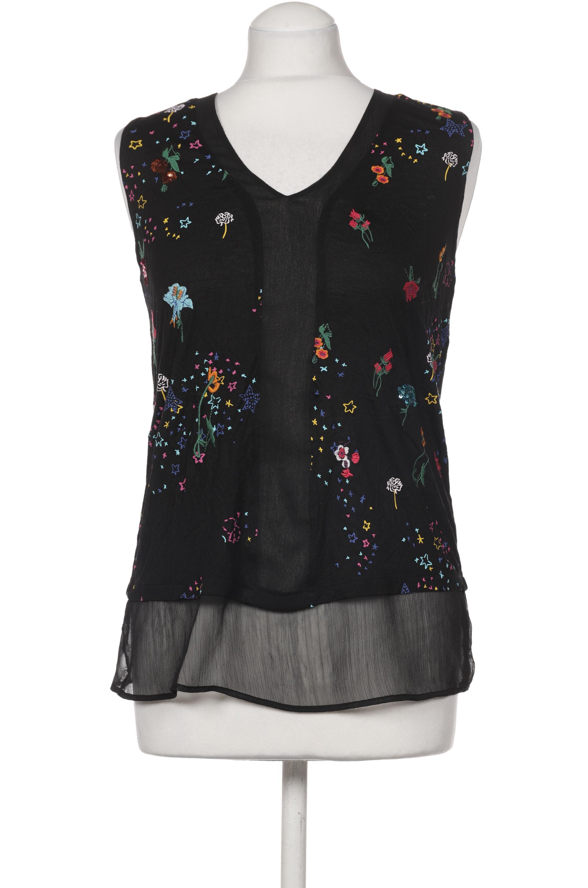 

Desigual Damen Top, schwarz, Gr. 38
