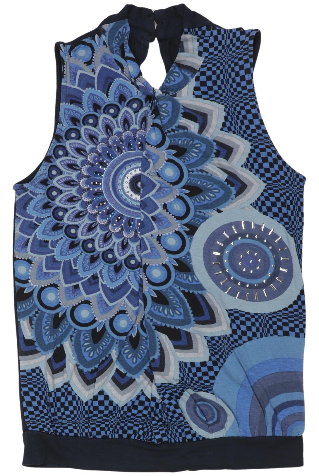 

Desigual Damen Top, marineblau, Gr. 34
