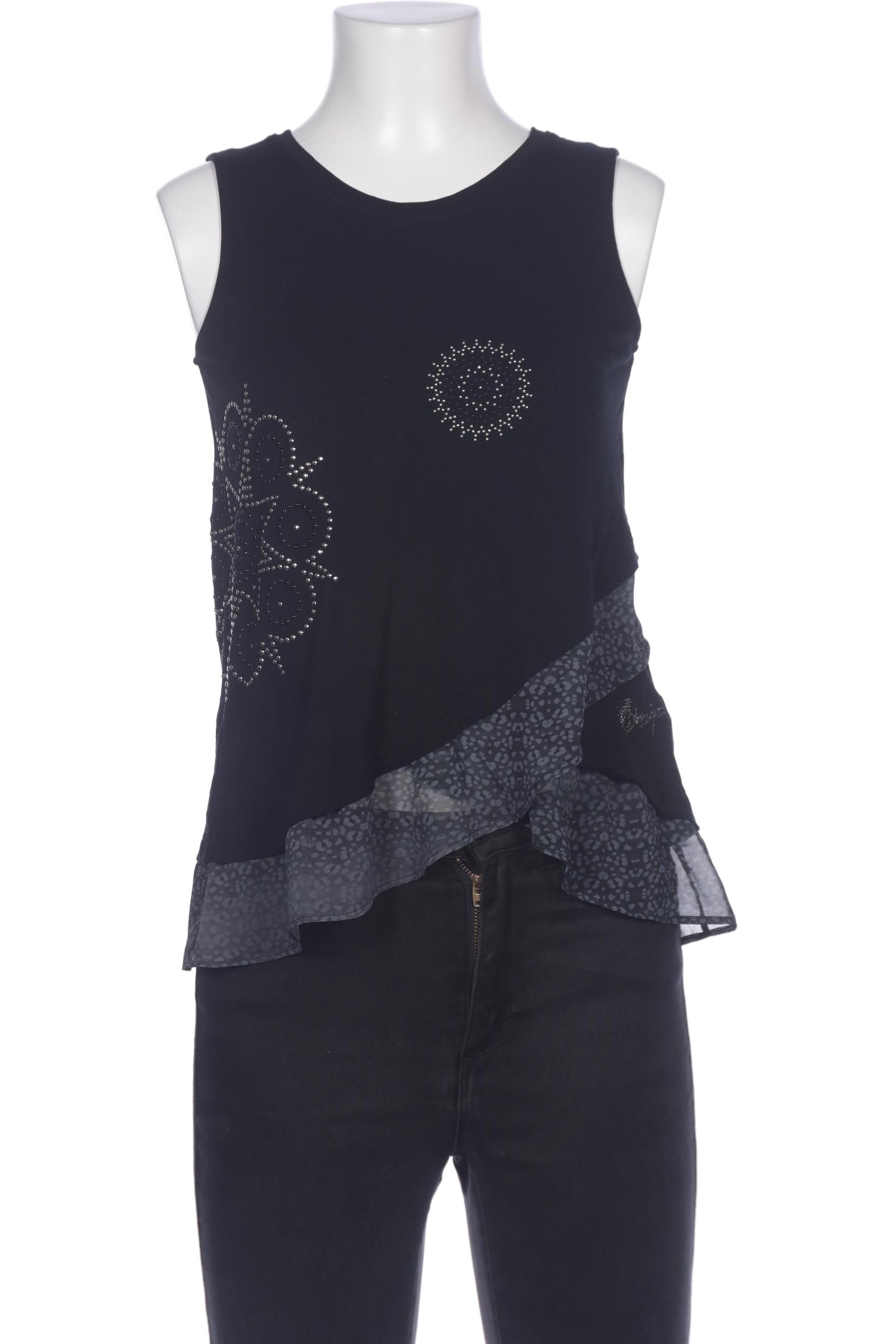

Desigual Damen Top, schwarz, Gr. 34