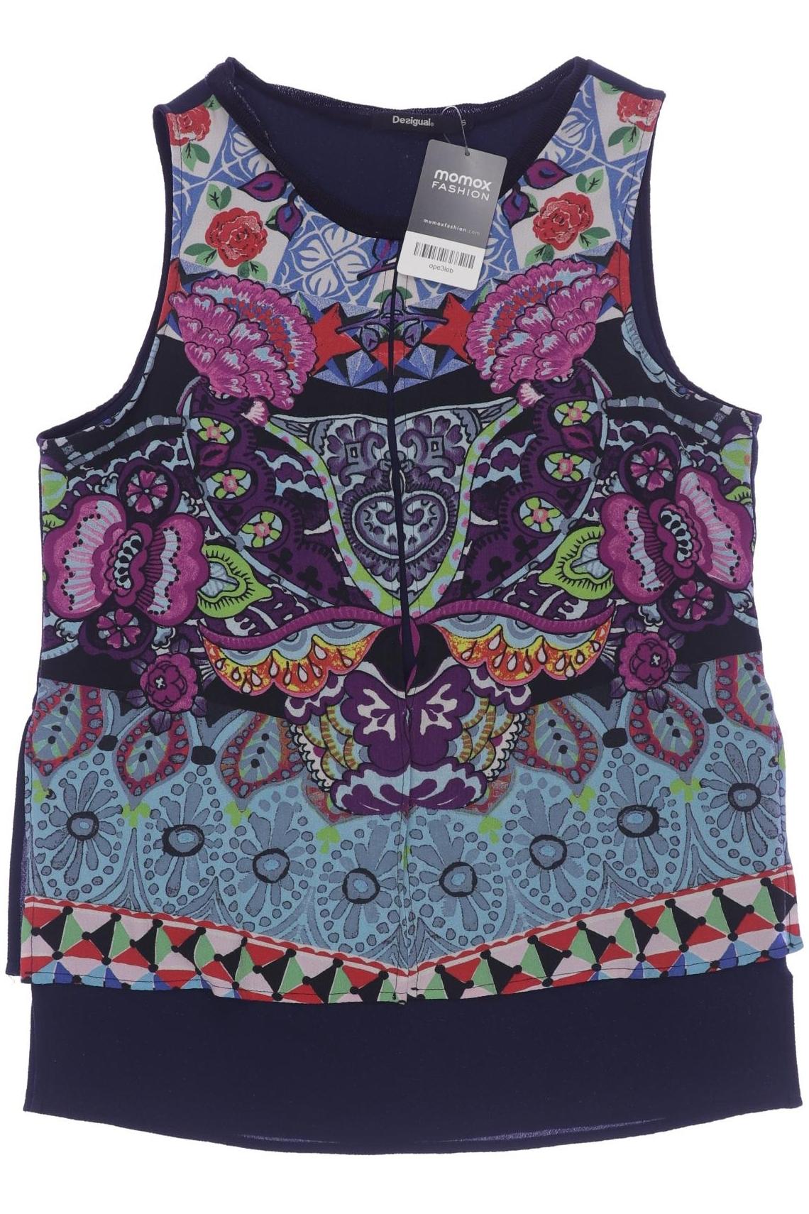 

Desigual Damen Top, marineblau, Gr. 36