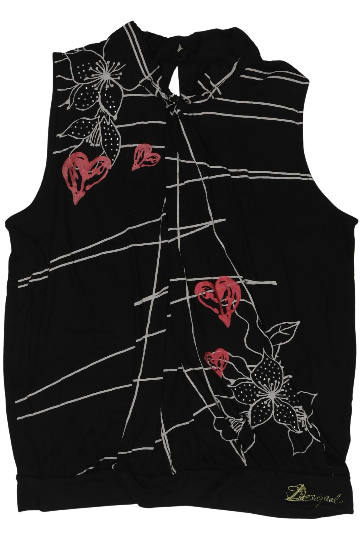 

Desigual Damen Top, schwarz, Gr. 44
