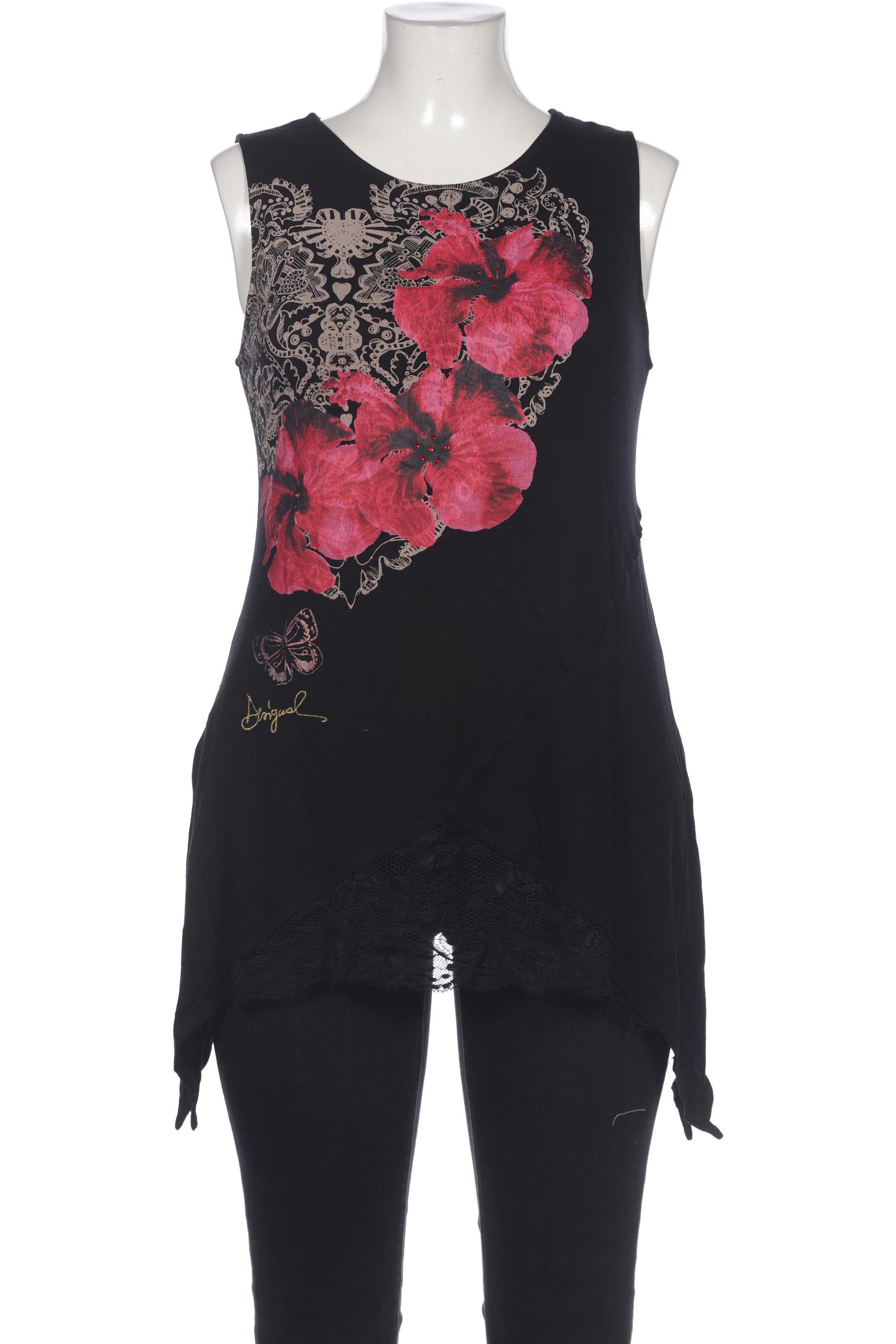 

Desigual Damen Top, schwarz, Gr. 44