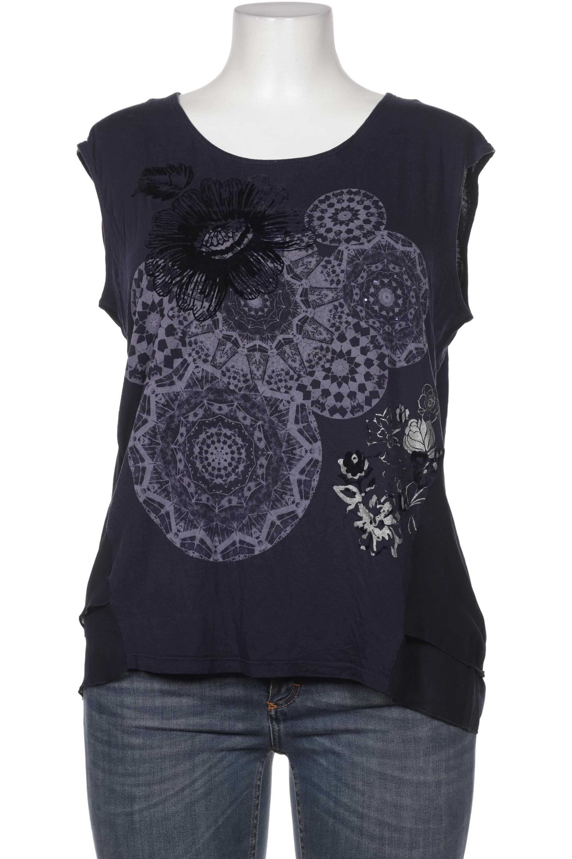 

Desigual Damen Top, marineblau, Gr. 46
