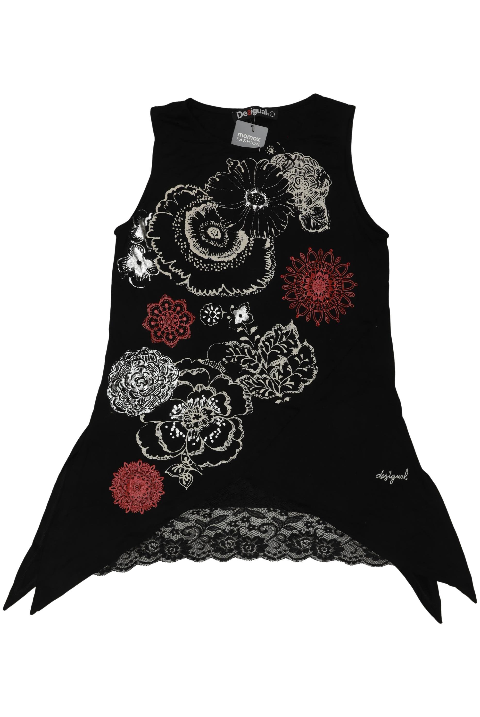 

Desigual Damen Top, schwarz, Gr. 42