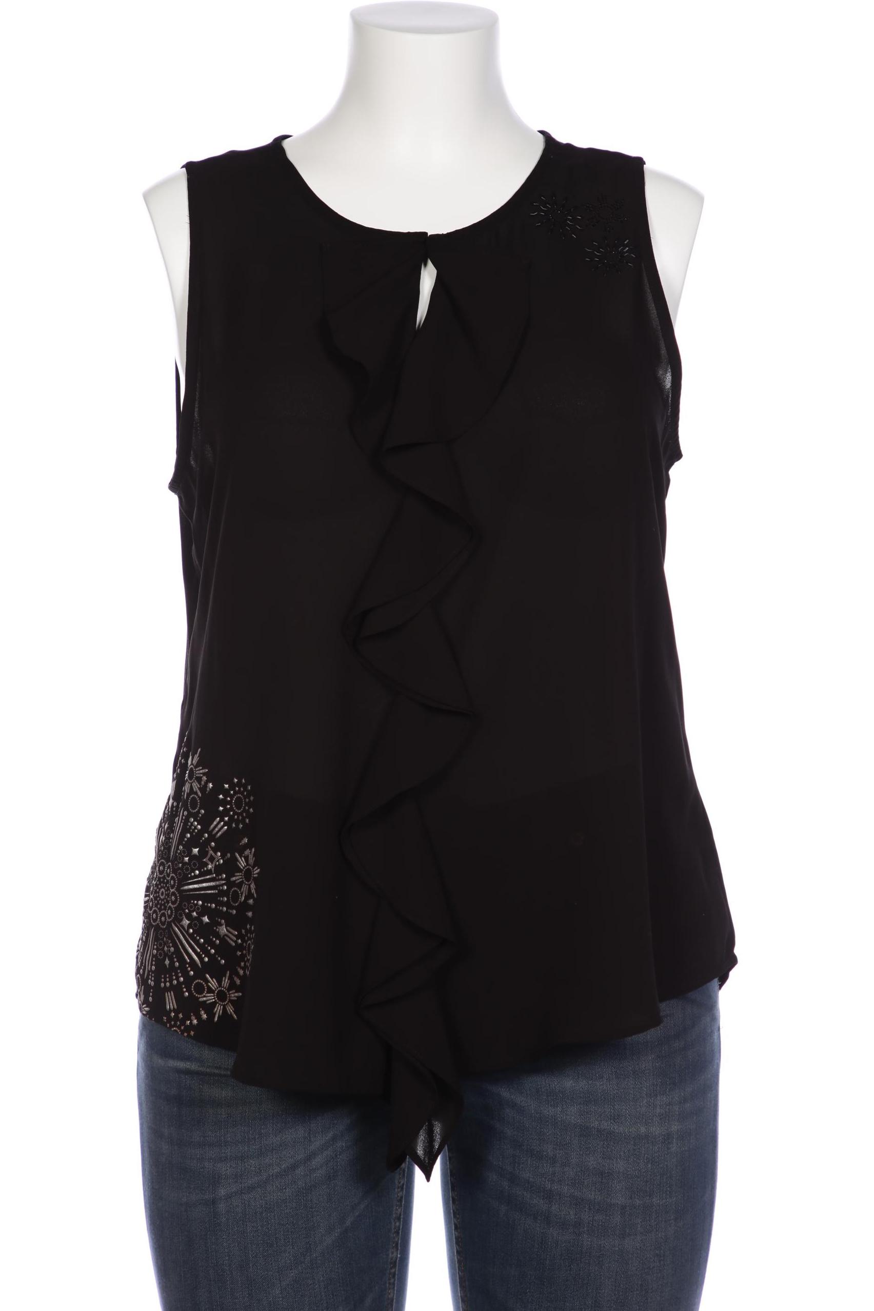

Desigual Damen Top, schwarz, Gr. 46