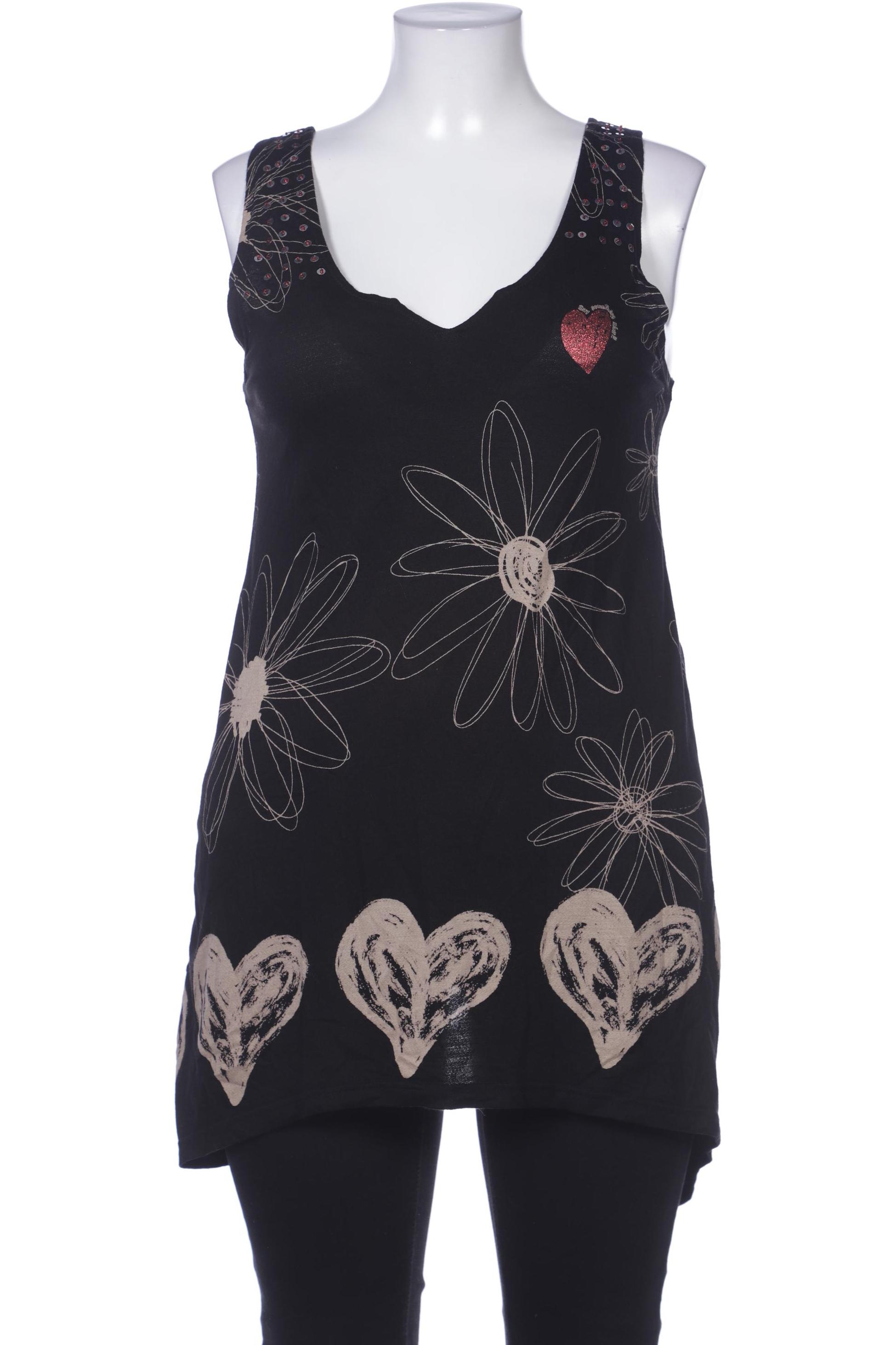 

Desigual Damen Top, schwarz, Gr. 44