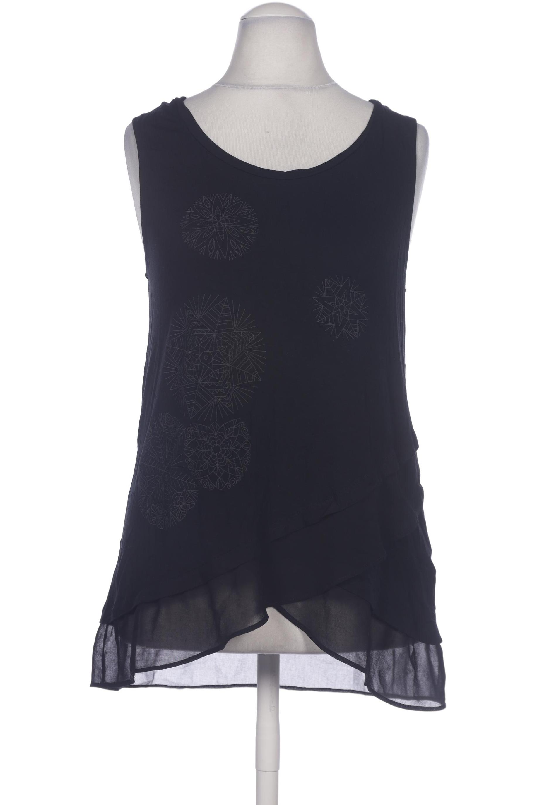 

Desigual Damen Top, schwarz, Gr. 42
