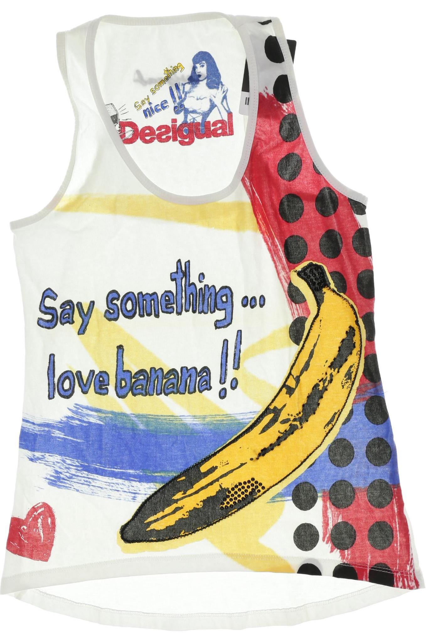 

Desigual Damen Top, weiß, Gr. 36