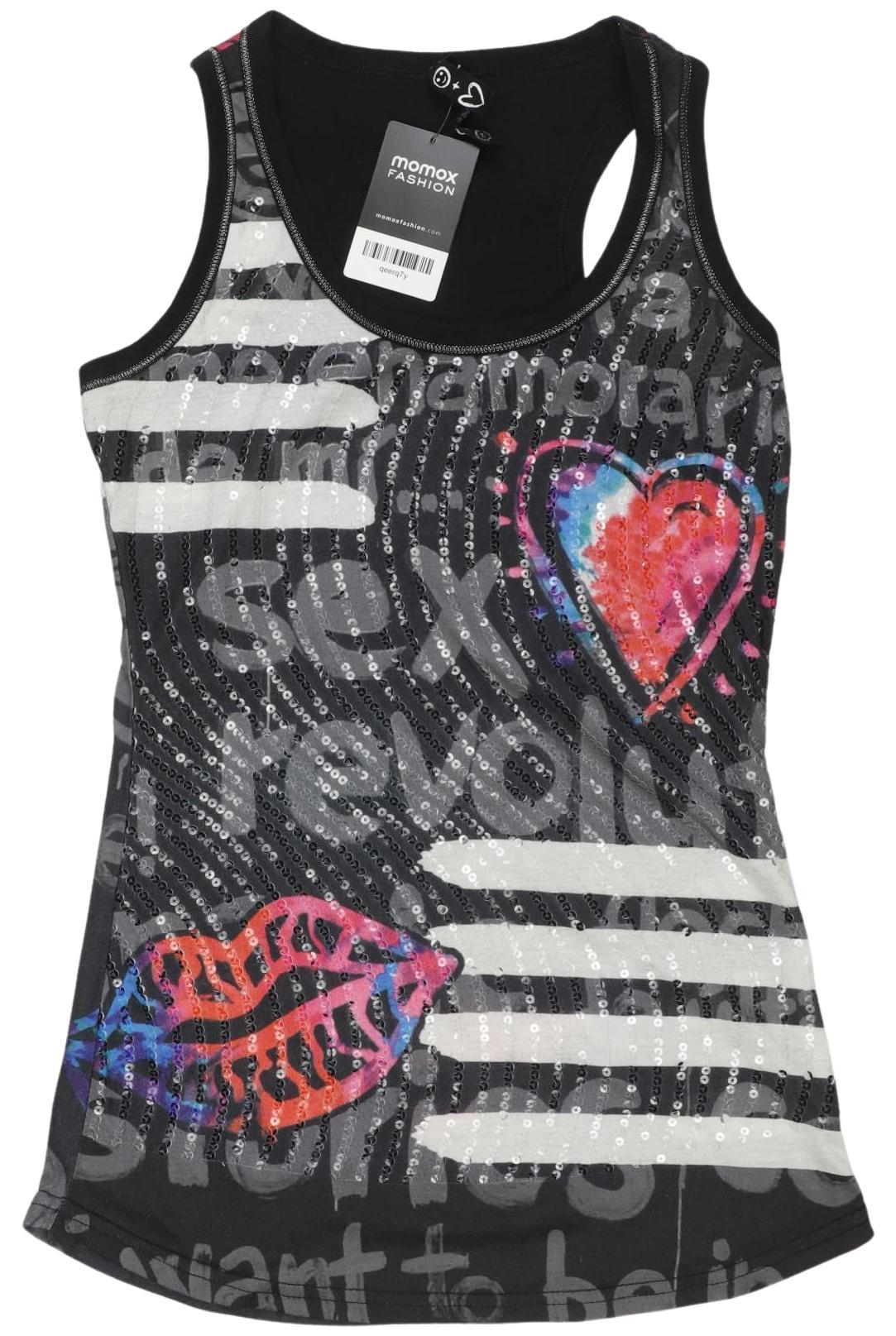 

Desigual Damen Top, schwarz, Gr. 36