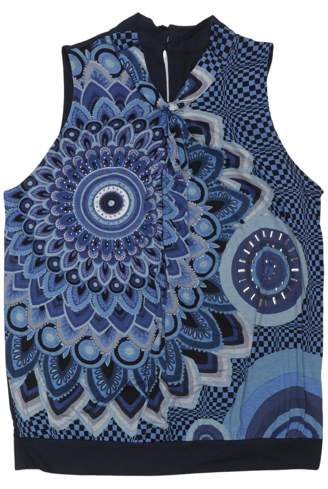 

Desigual Damen Top, marineblau, Gr. 42