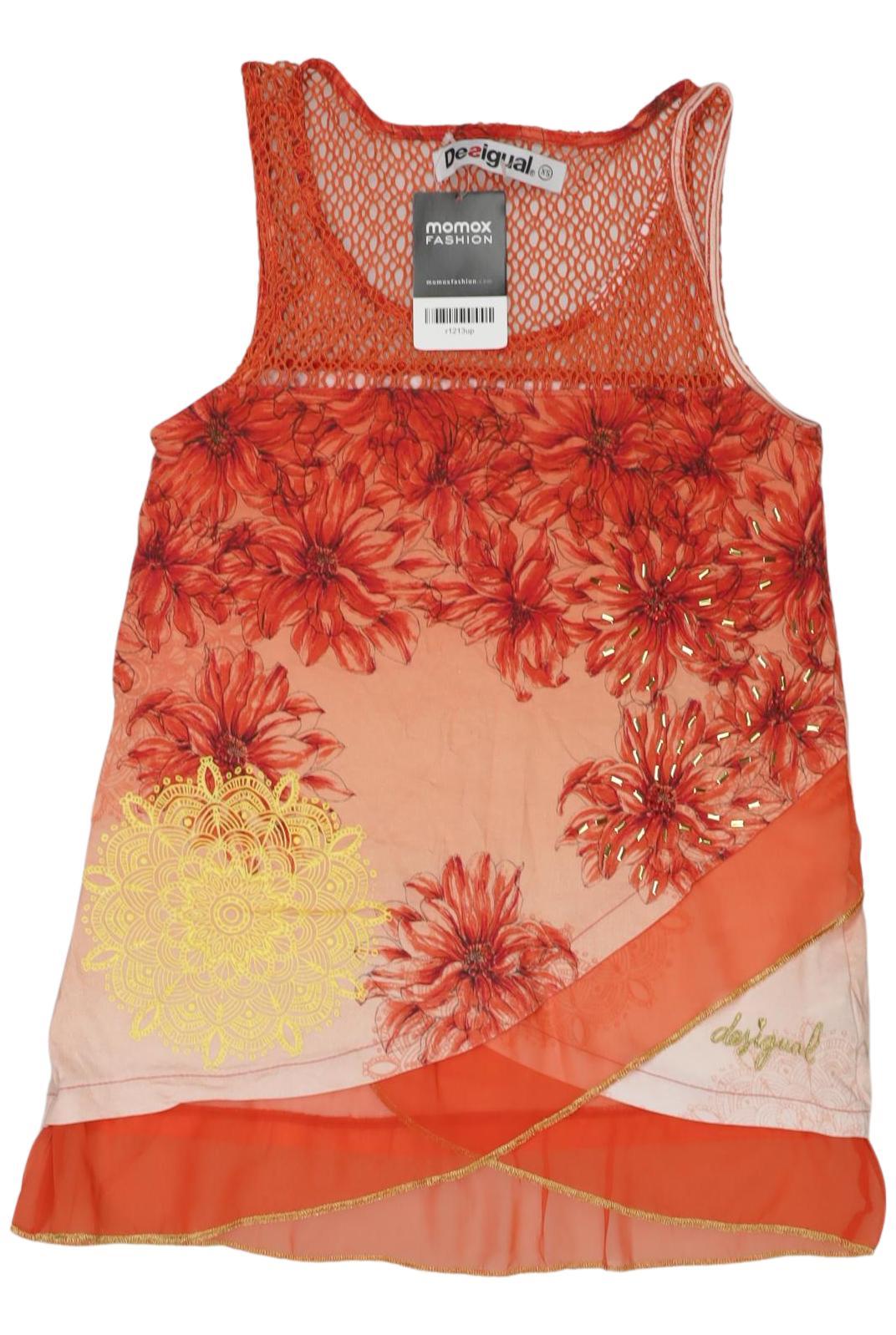 

Desigual Damen Top, orange, Gr. 34