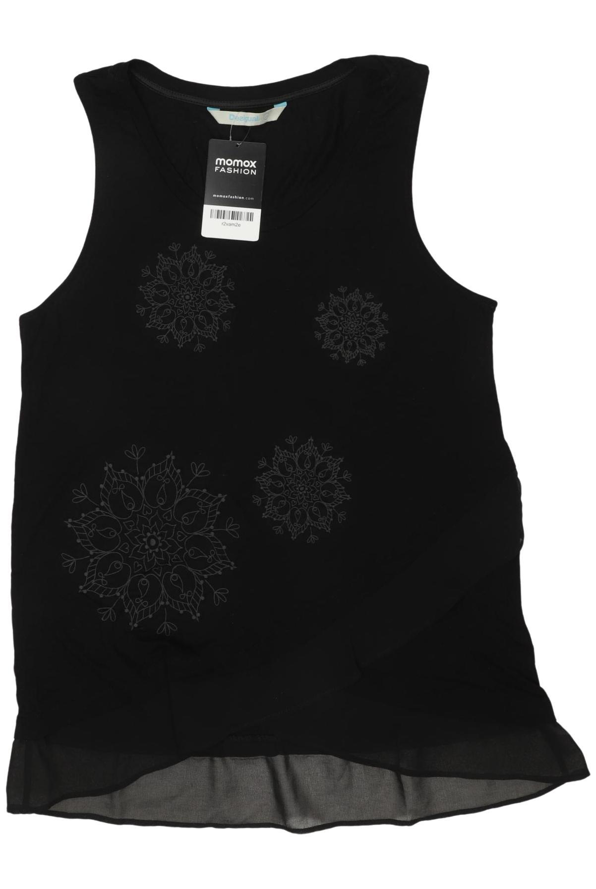 

Desigual Damen Top, schwarz, Gr. 42