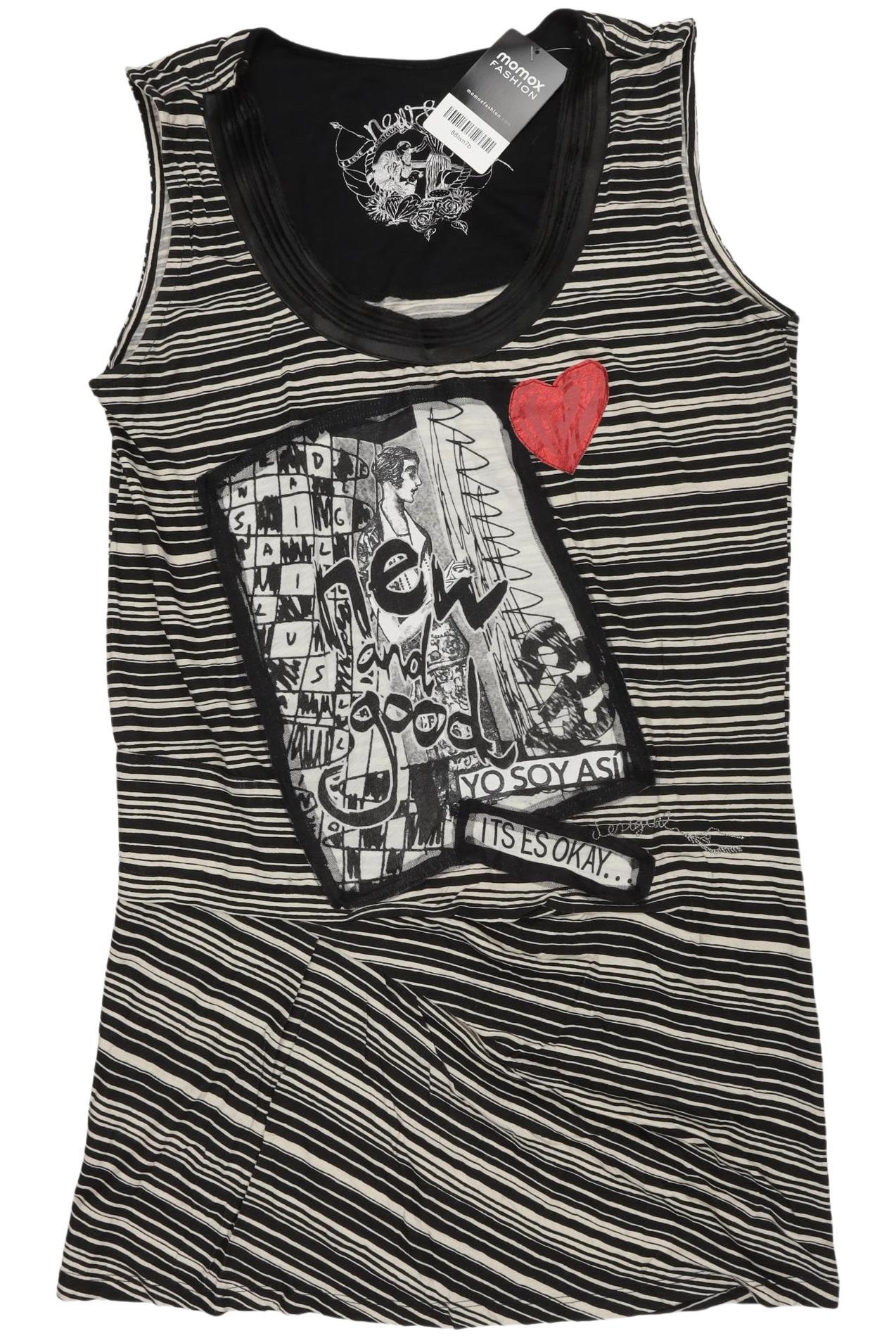 

Desigual Damen Top, schwarz, Gr. 42