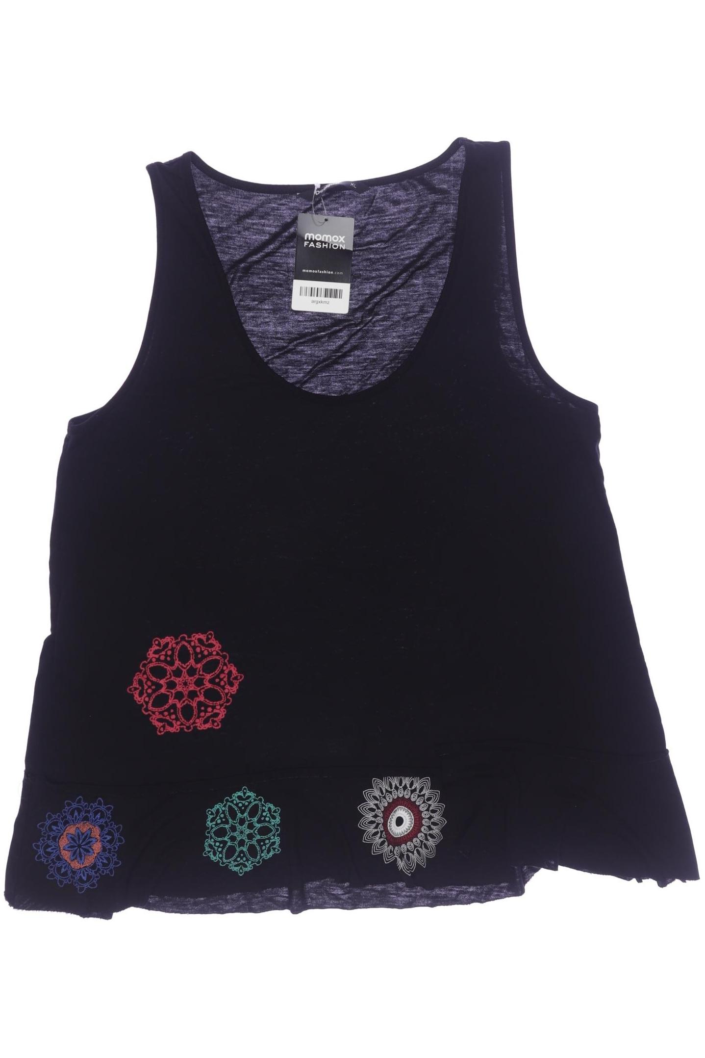 

Desigual Damen Top, schwarz, Gr. 44