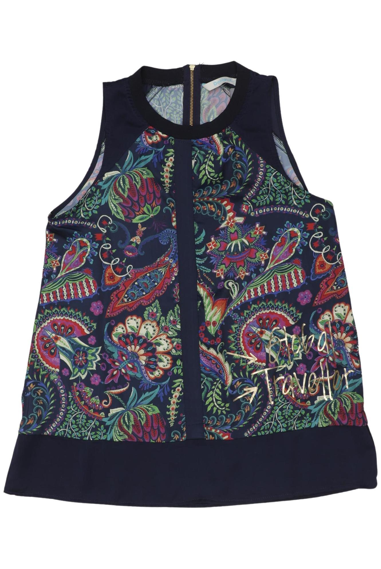 

Desigual Damen Top, marineblau, Gr. 34