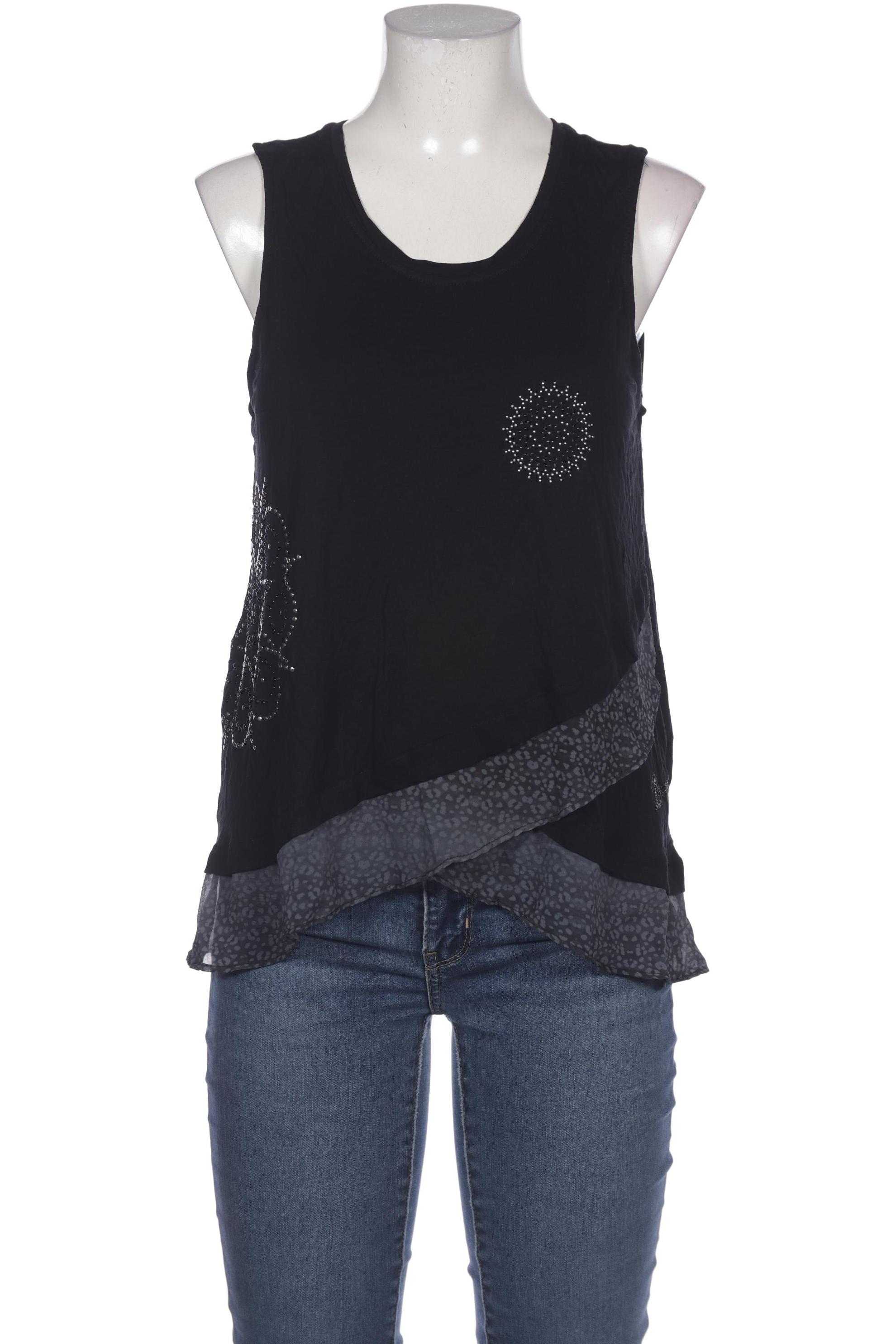 

Desigual Damen Top, schwarz, Gr. 42