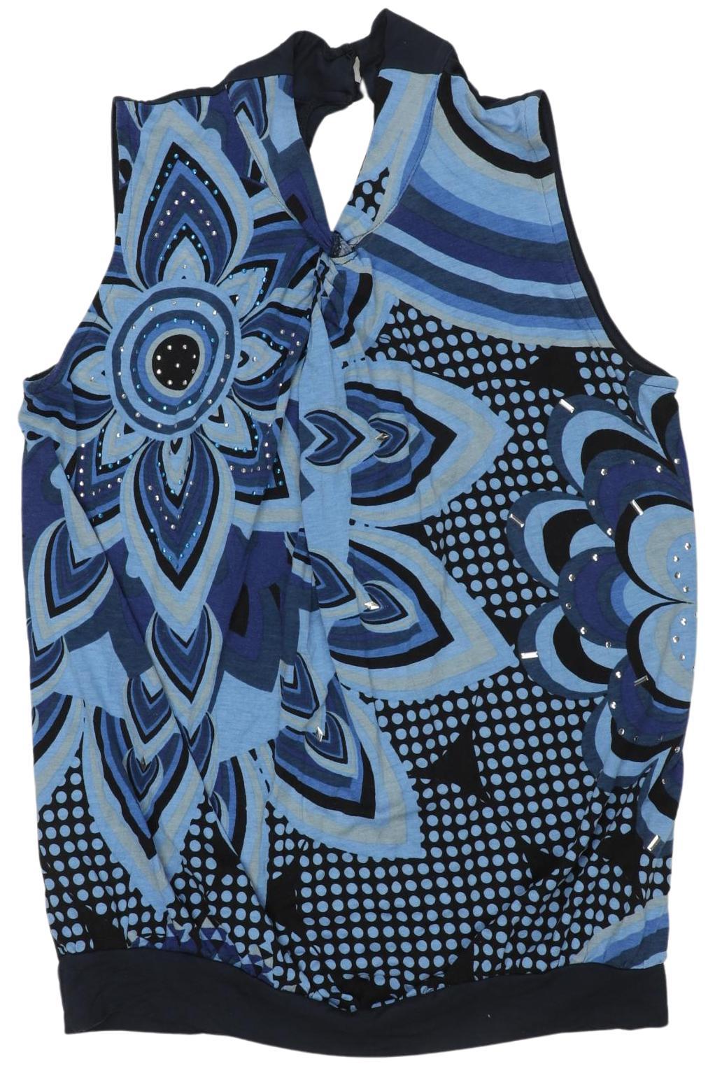 

Desigual Damen Top, marineblau, Gr. 36