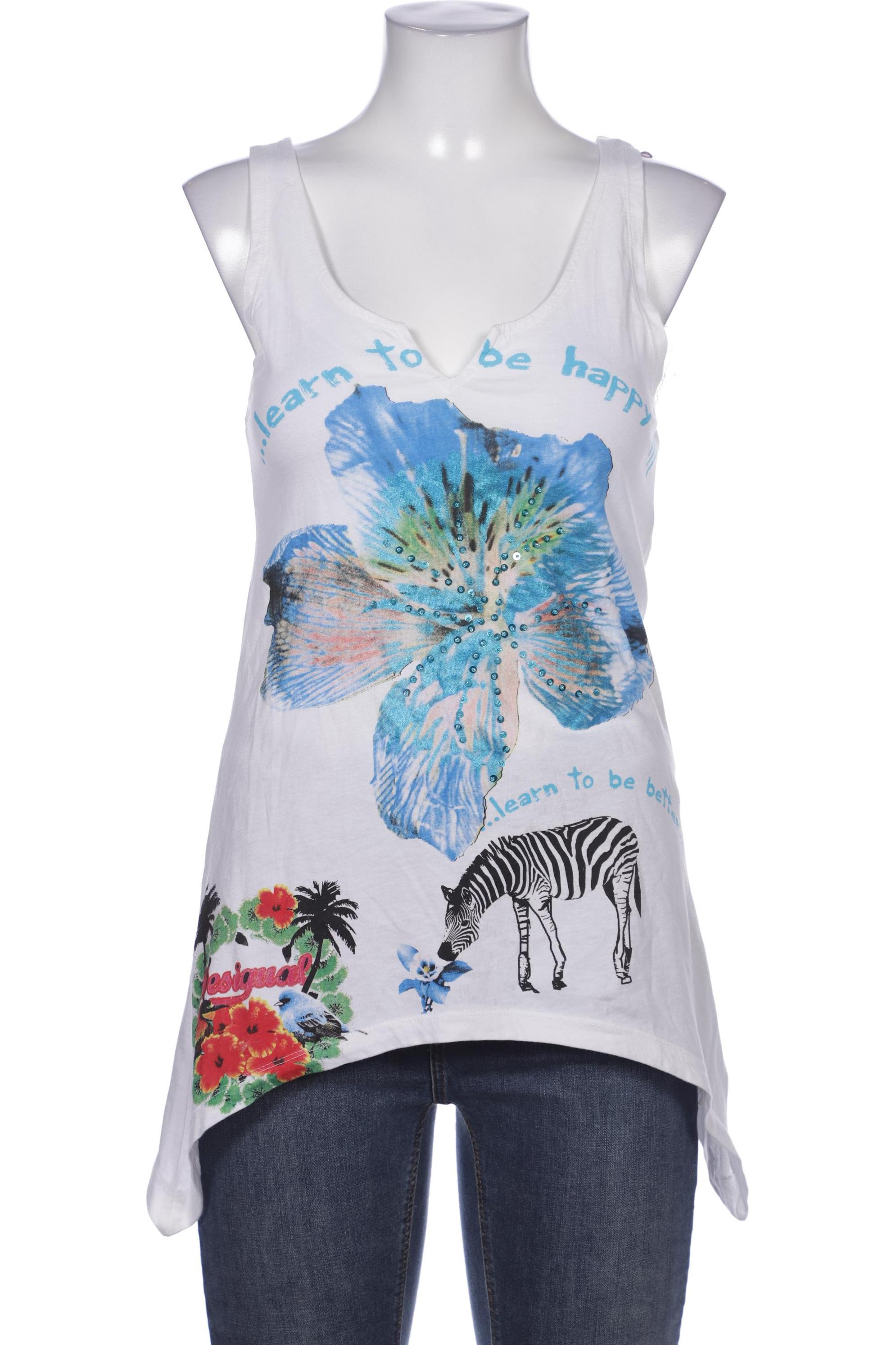 

Desigual Damen Top, weiß, Gr. 38