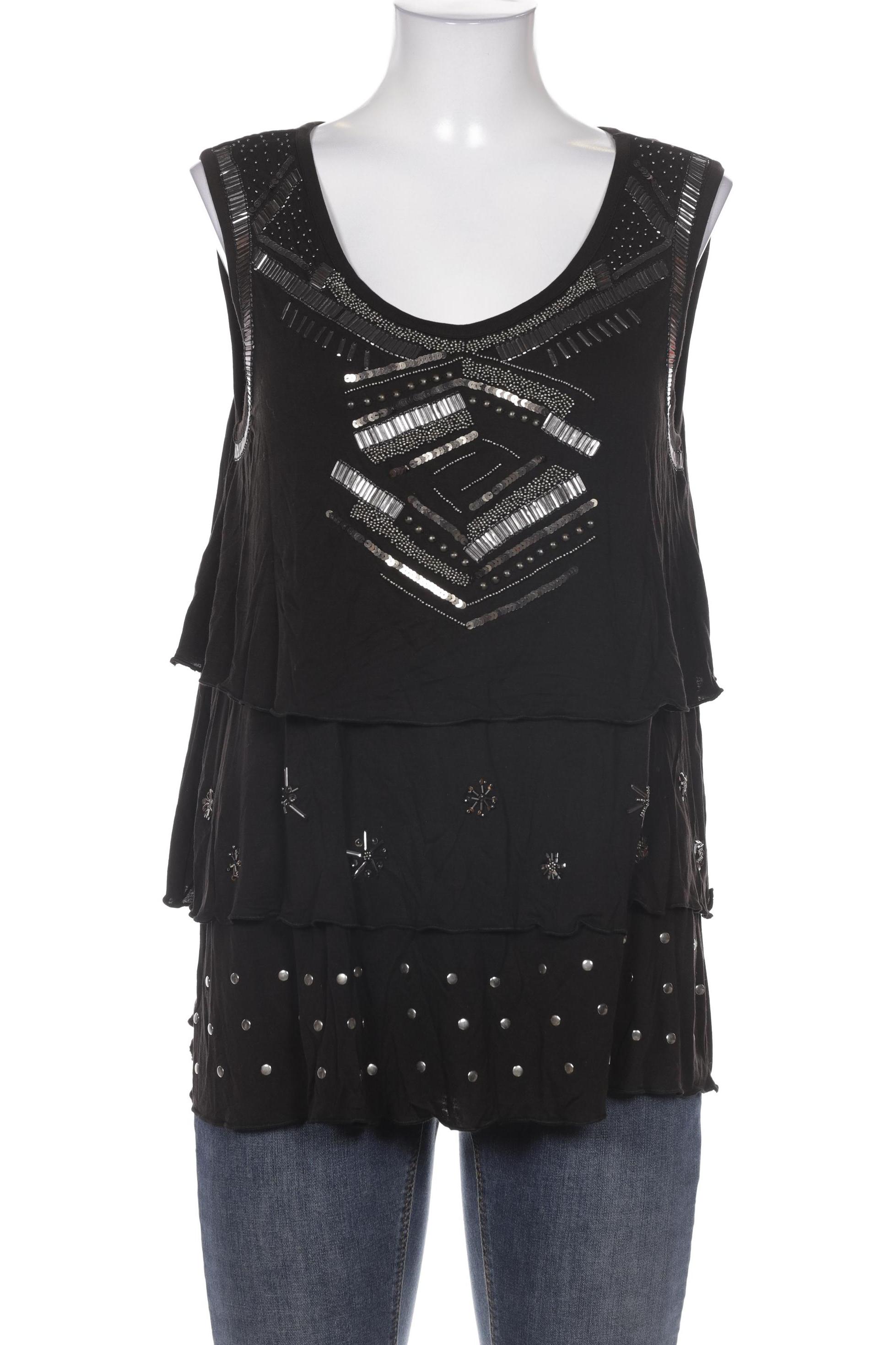 

Desigual Damen Top, schwarz, Gr. 38