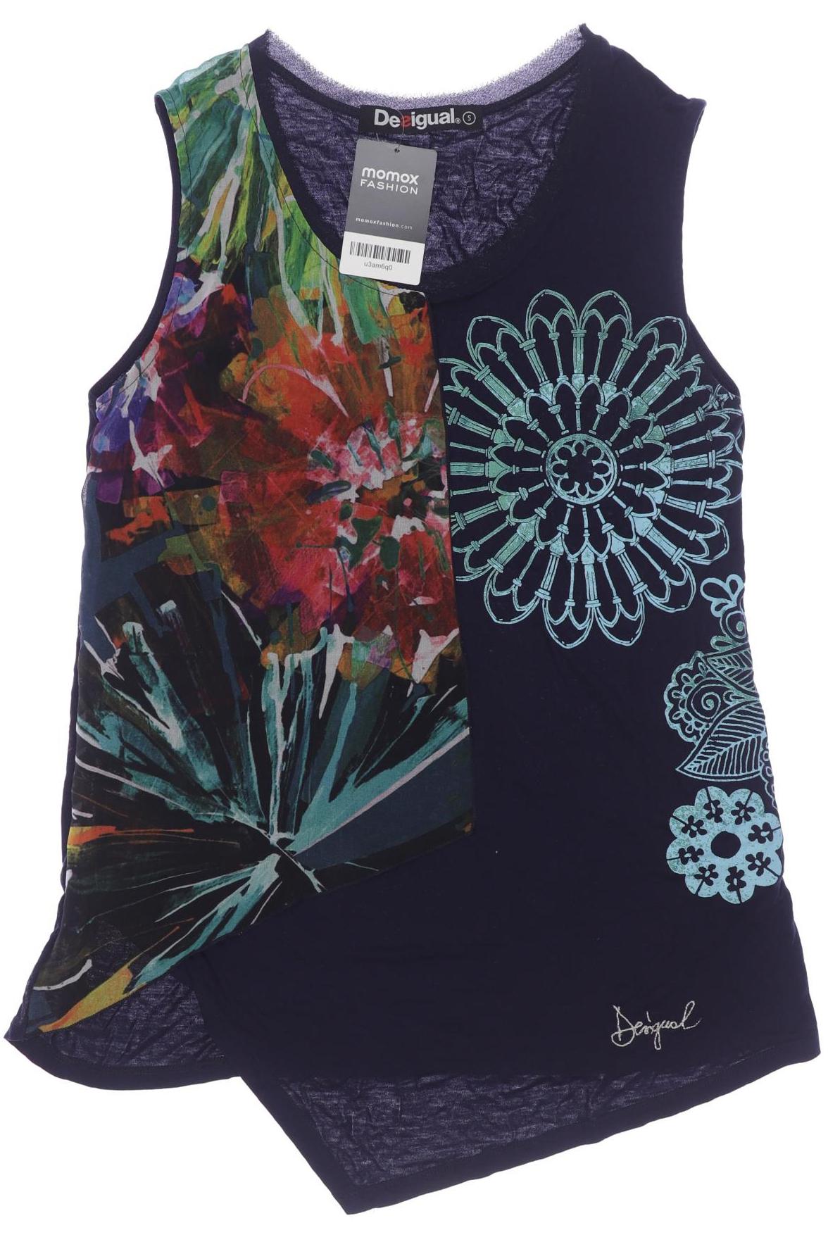 

Desigual Damen Top, marineblau, Gr. 36
