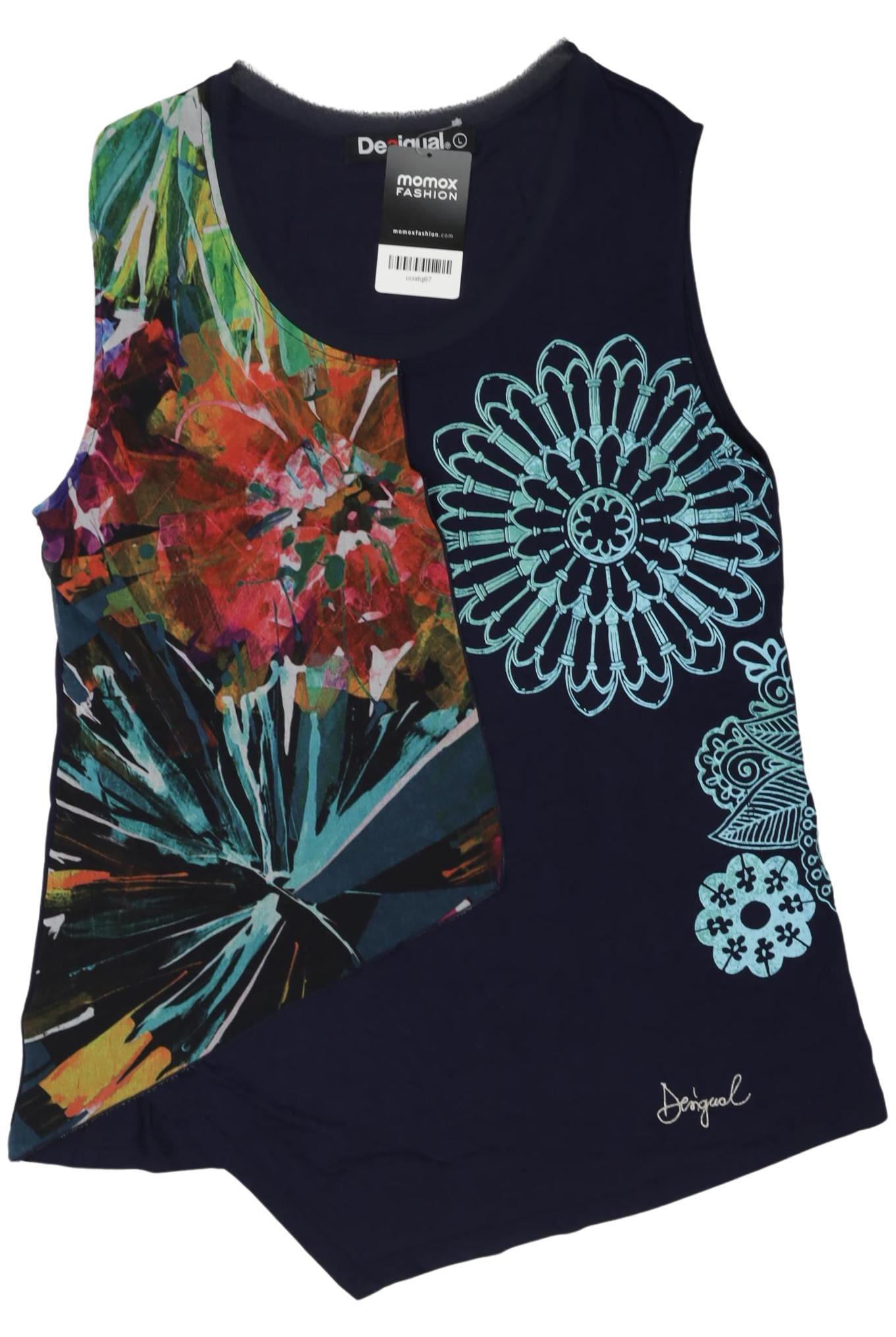 

Desigual Damen Top, marineblau, Gr. 42