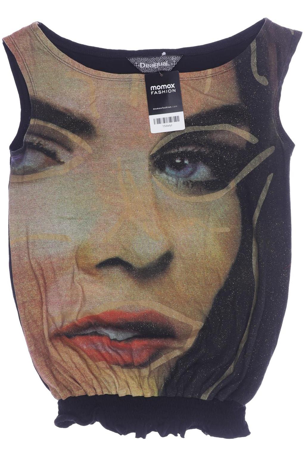 

Desigual Damen Top, schwarz, Gr. 38