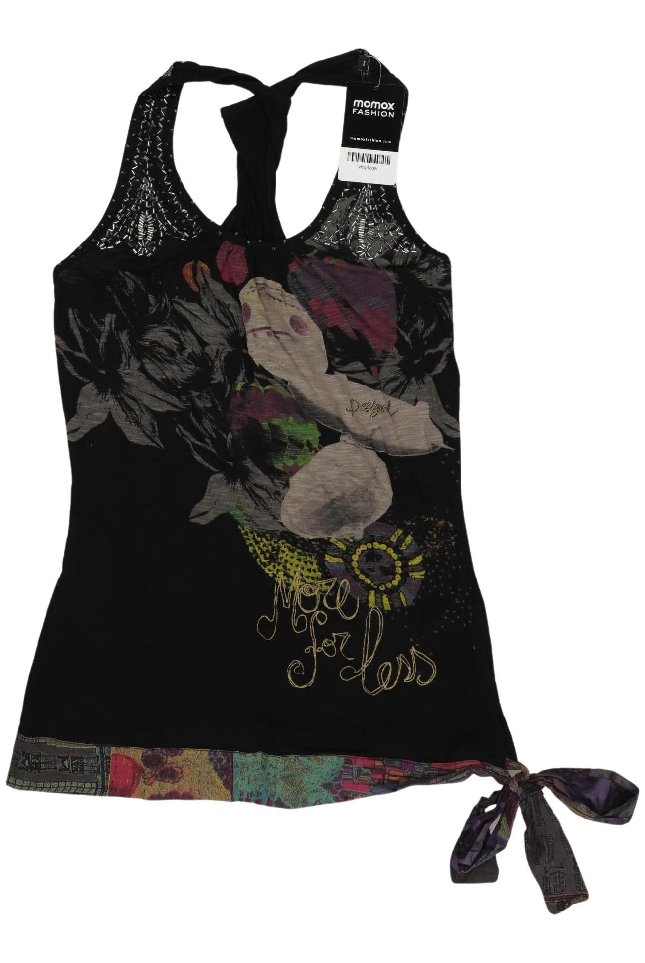 

Desigual Damen Top, schwarz, Gr. 38