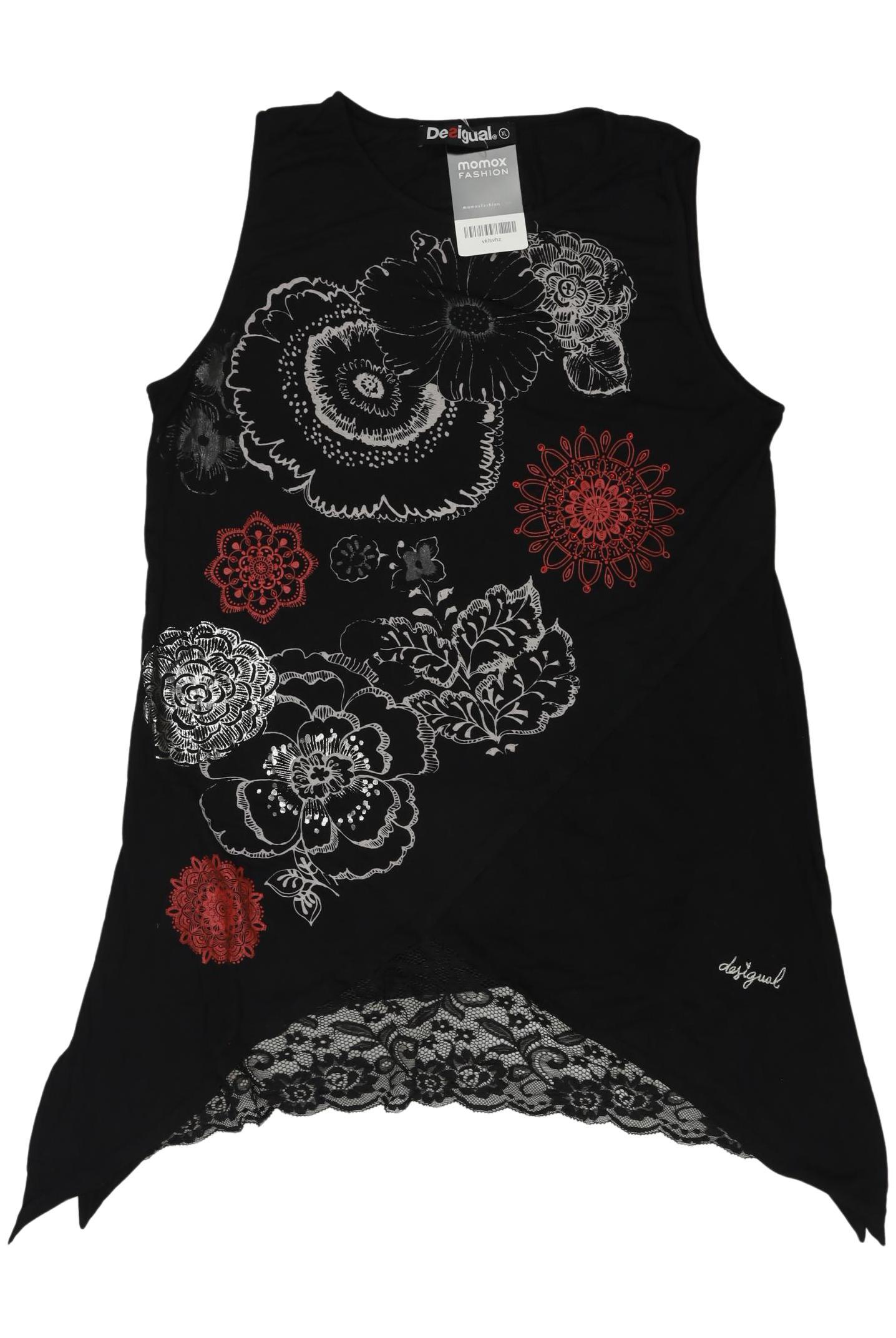 

Desigual Damen Top, schwarz, Gr. 44