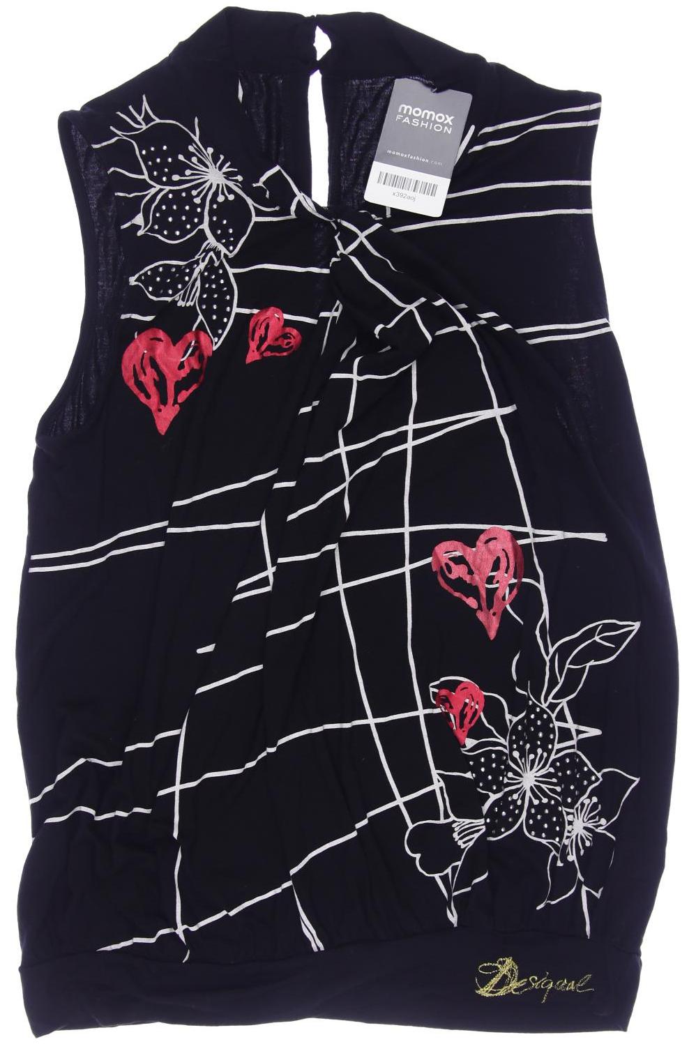 

Desigual Damen Top, schwarz, Gr. 42