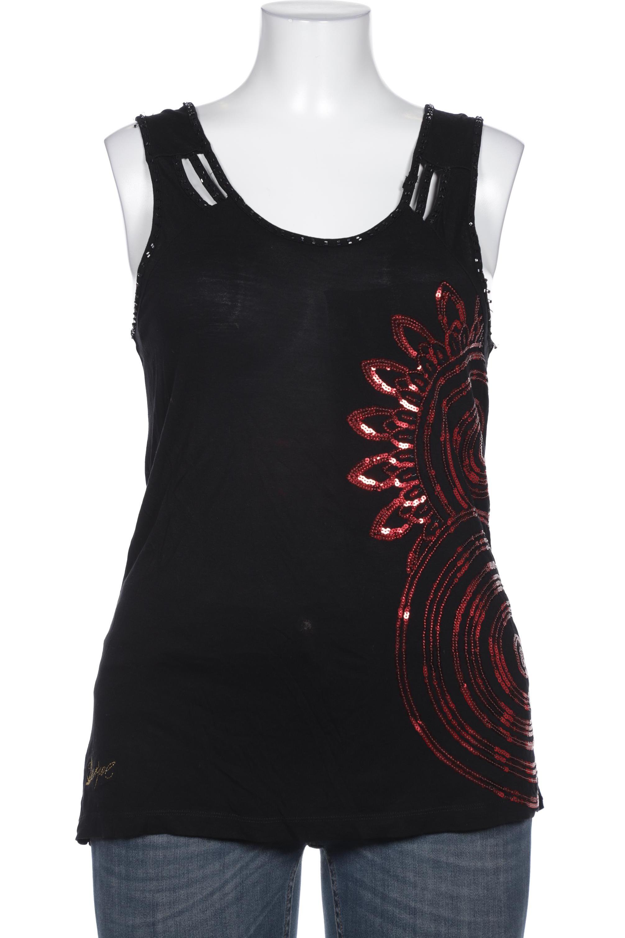 

Desigual Damen Top, schwarz, Gr. 42