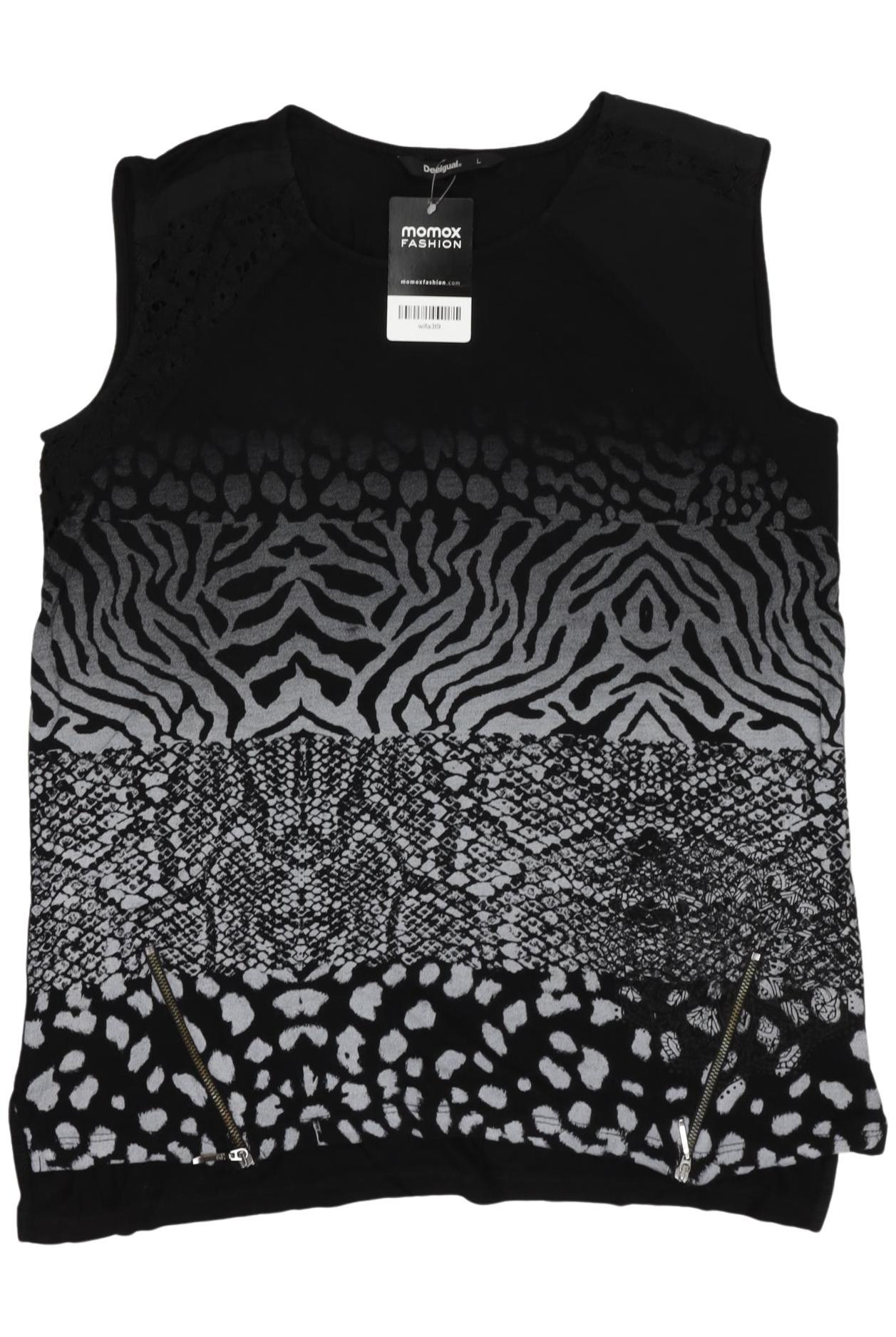 

Desigual Damen Top, schwarz, Gr. 42