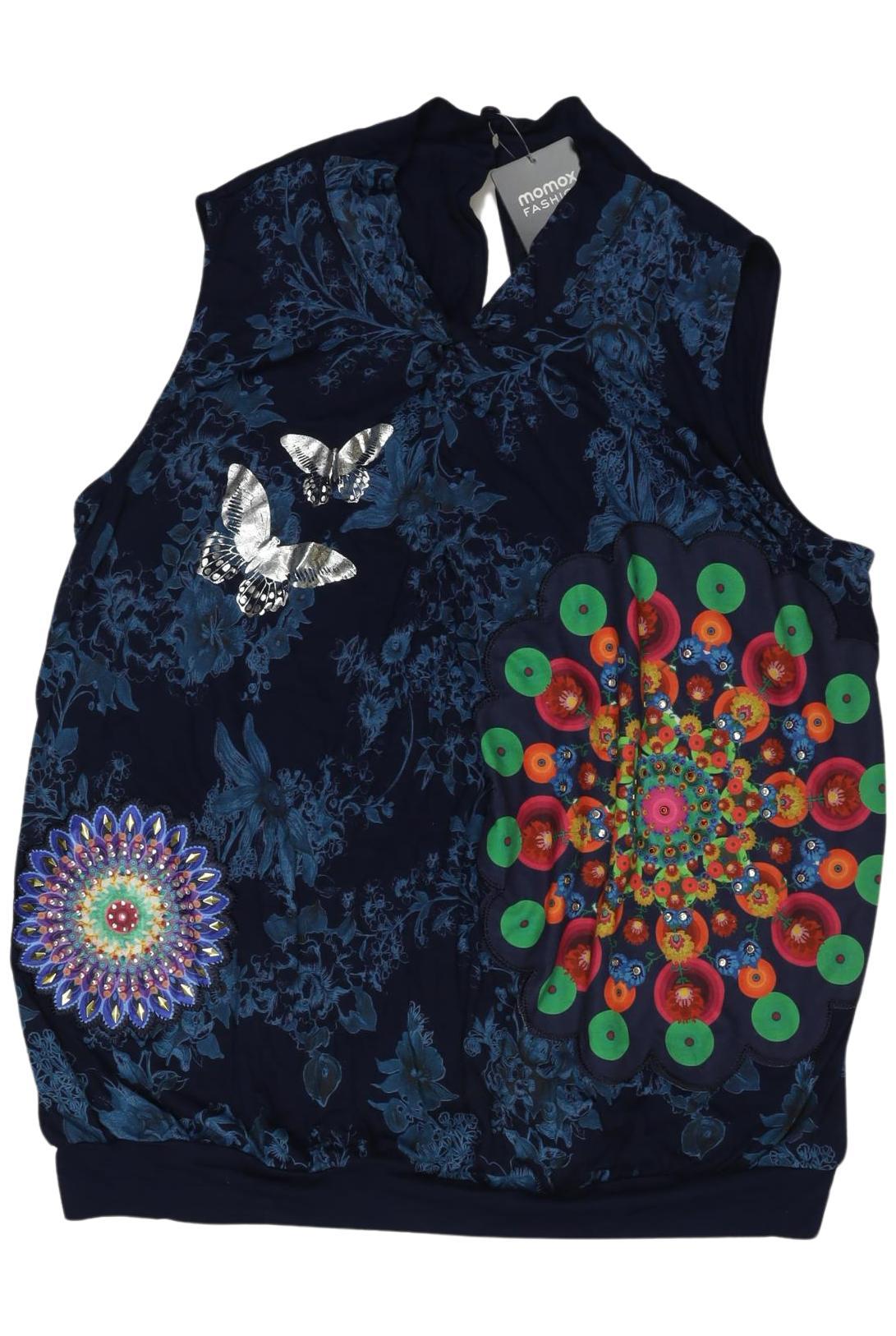 

Desigual Damen Top, marineblau, Gr. 42