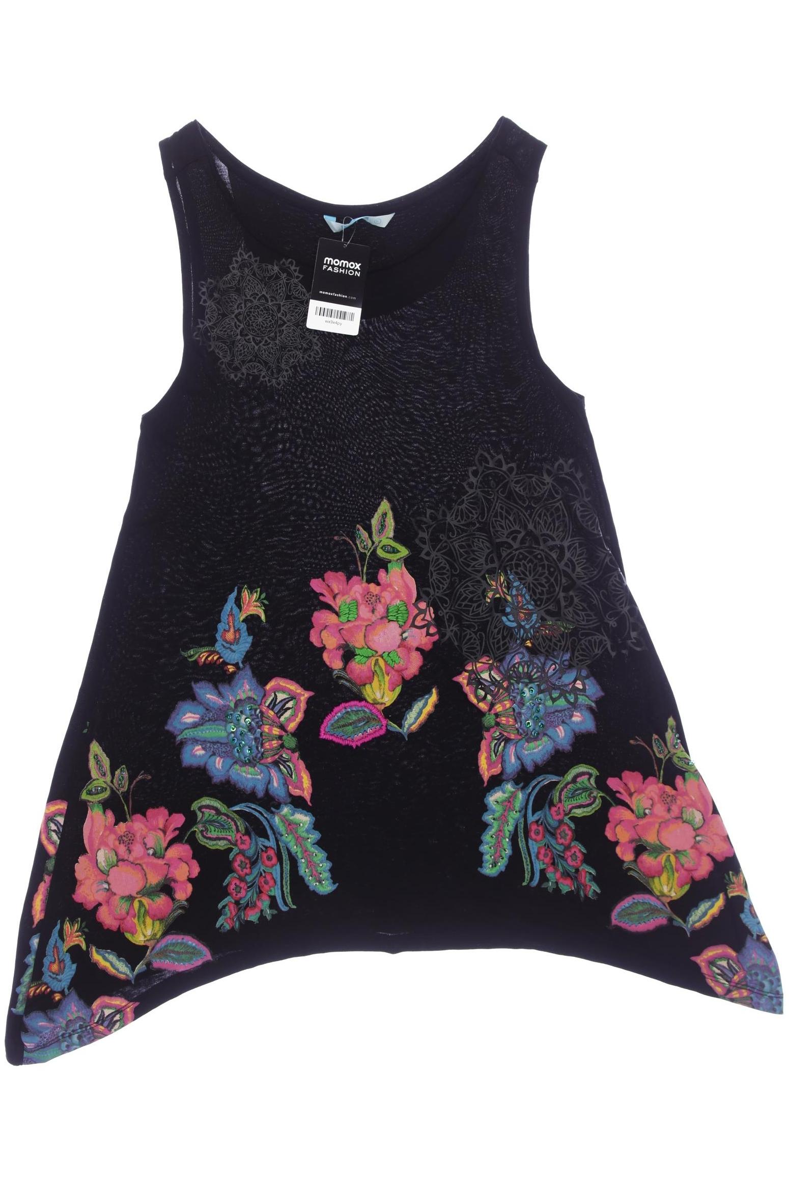 

Desigual Damen Top, schwarz, Gr. 42