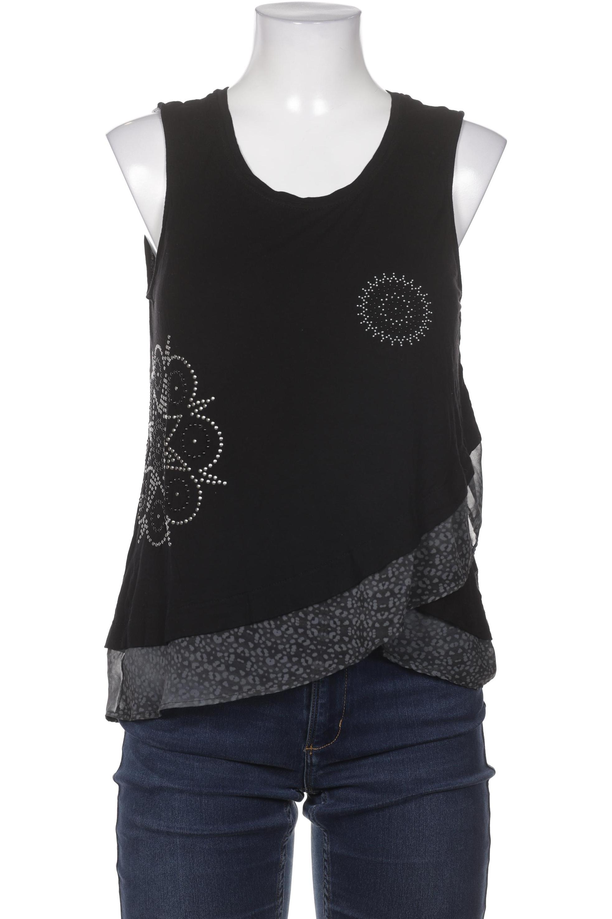 

Desigual Damen Top, schwarz, Gr. 42