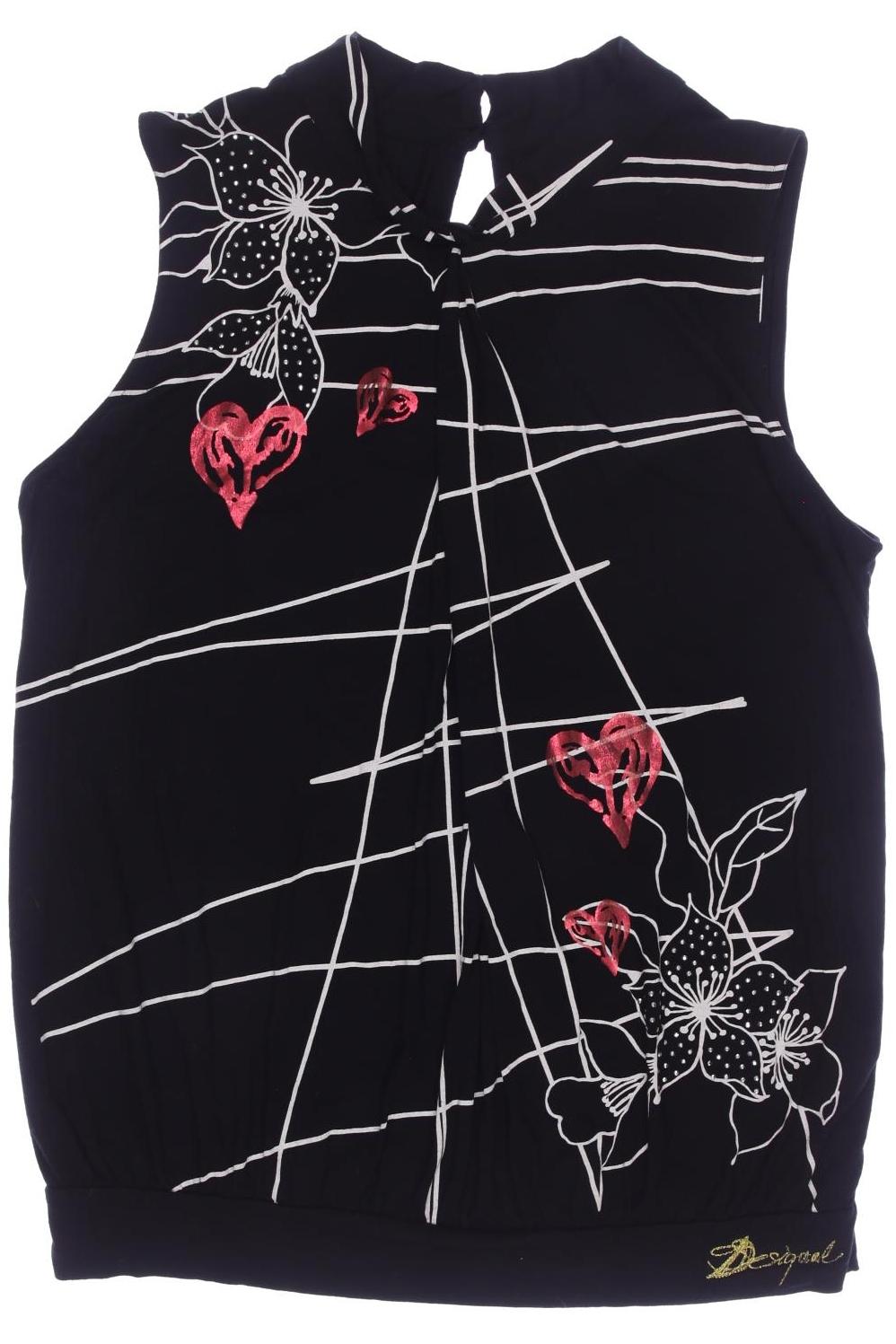 

Desigual Damen Top, schwarz, Gr. 44