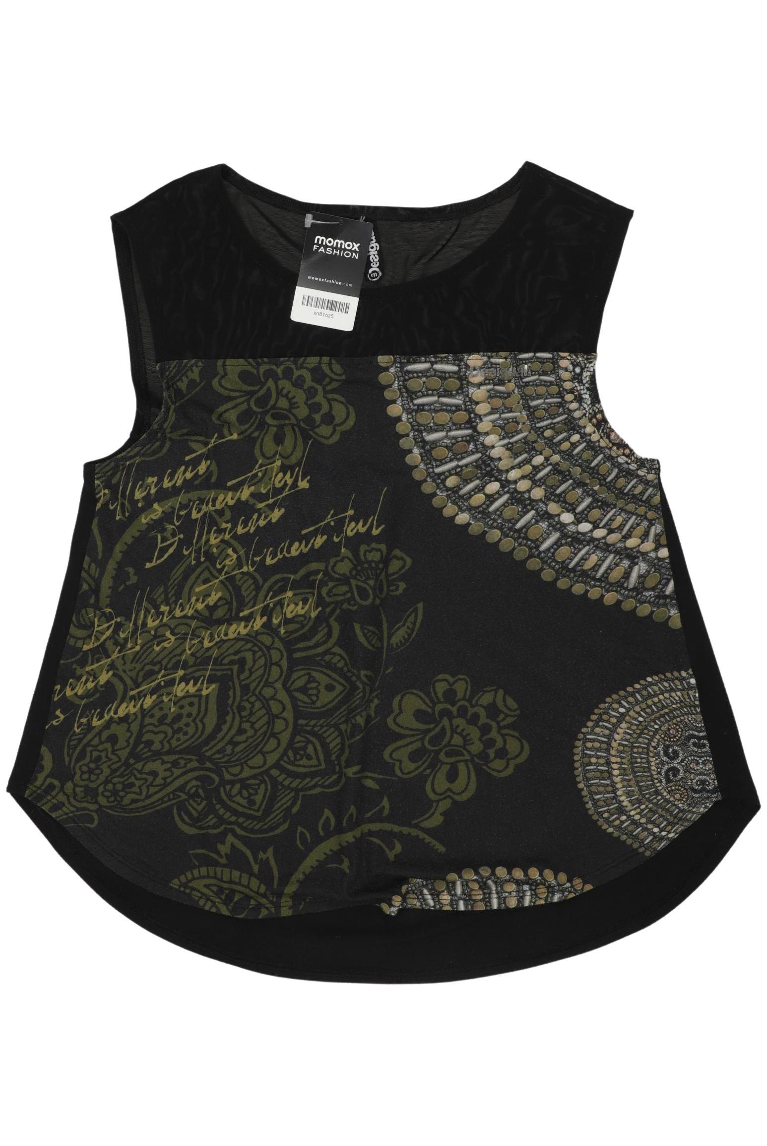 

Desigual Damen Top, schwarz, Gr. 38