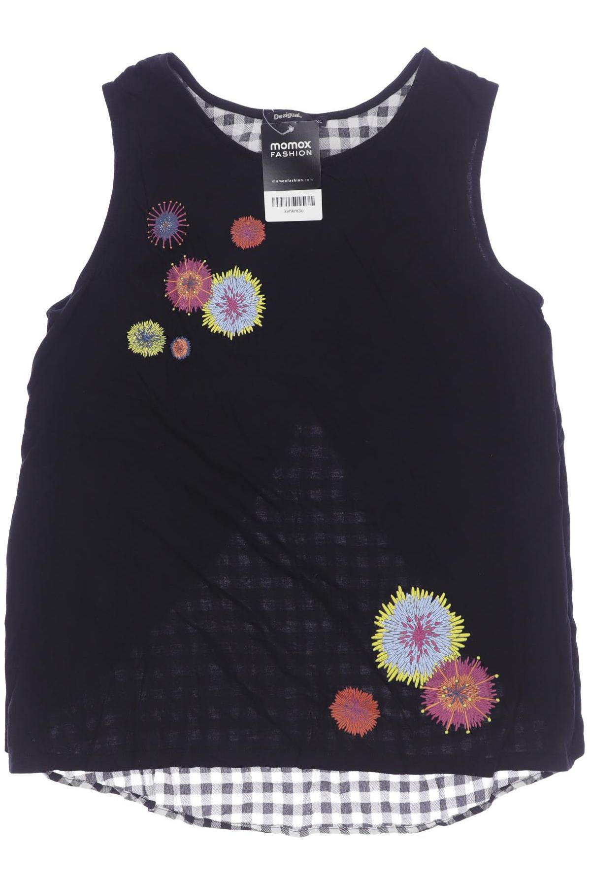 

Desigual Damen Top, schwarz, Gr. 44