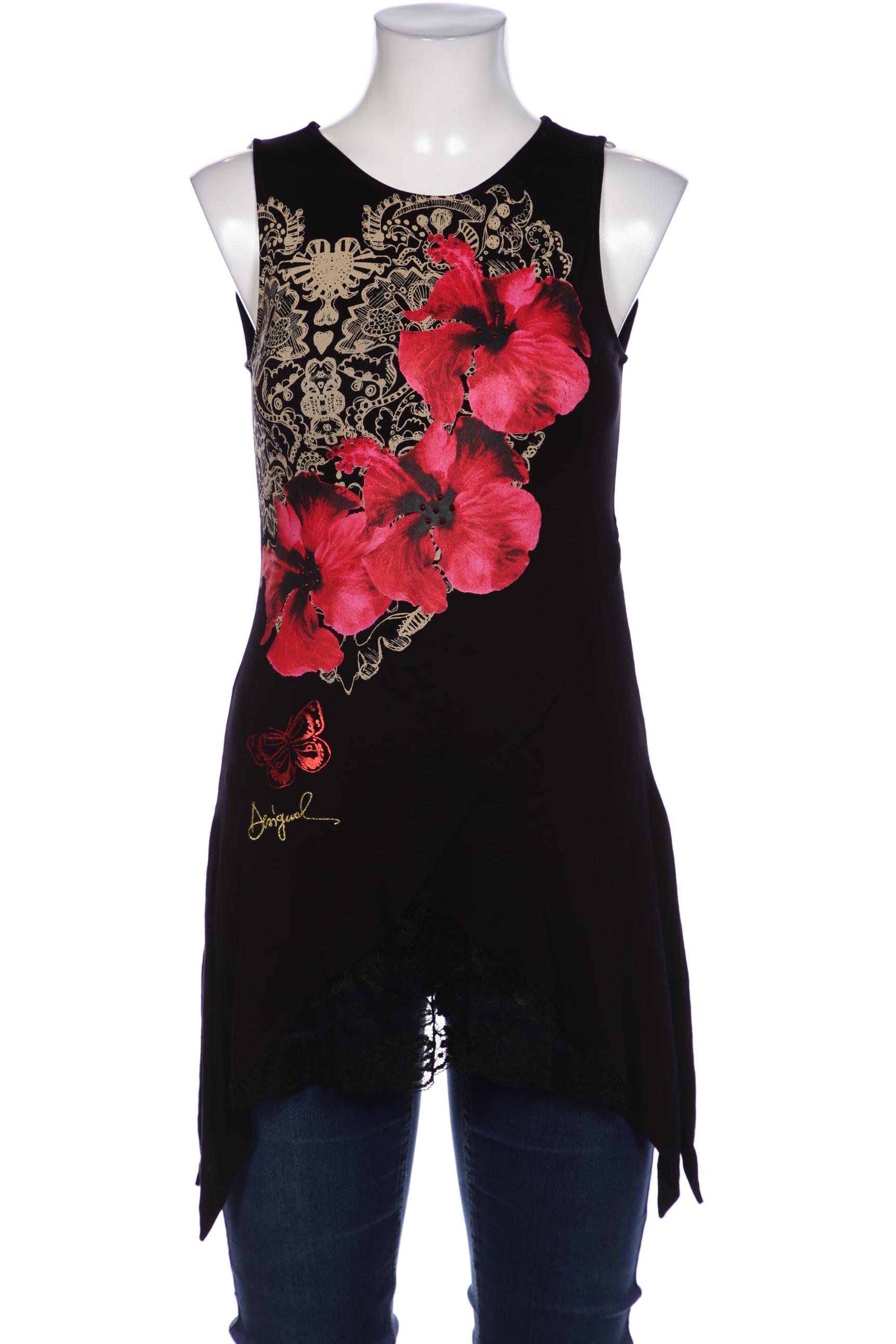

Desigual Damen Top, schwarz, Gr. 38