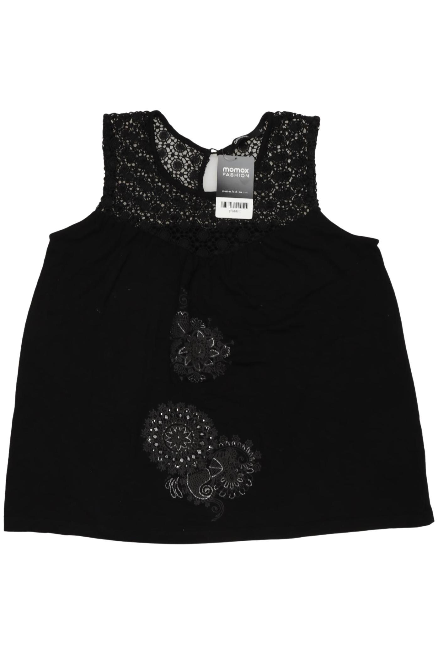 

Desigual Damen Top, schwarz, Gr. 38
