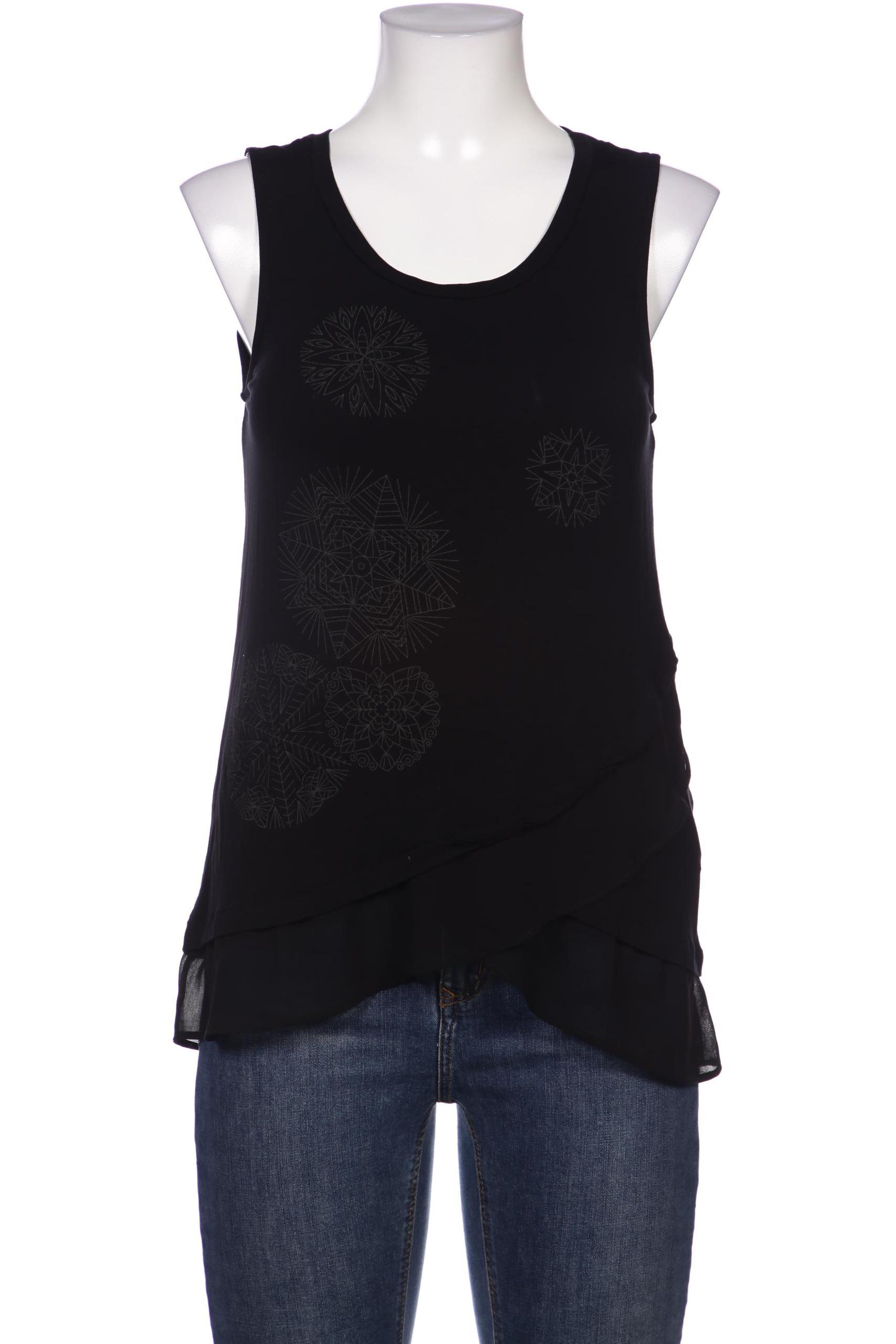 

Desigual Damen Top, schwarz, Gr. 38