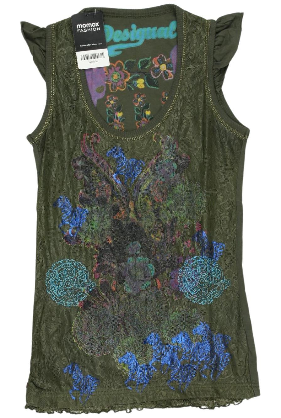 

Desigual Damen Top, grün, Gr. 36