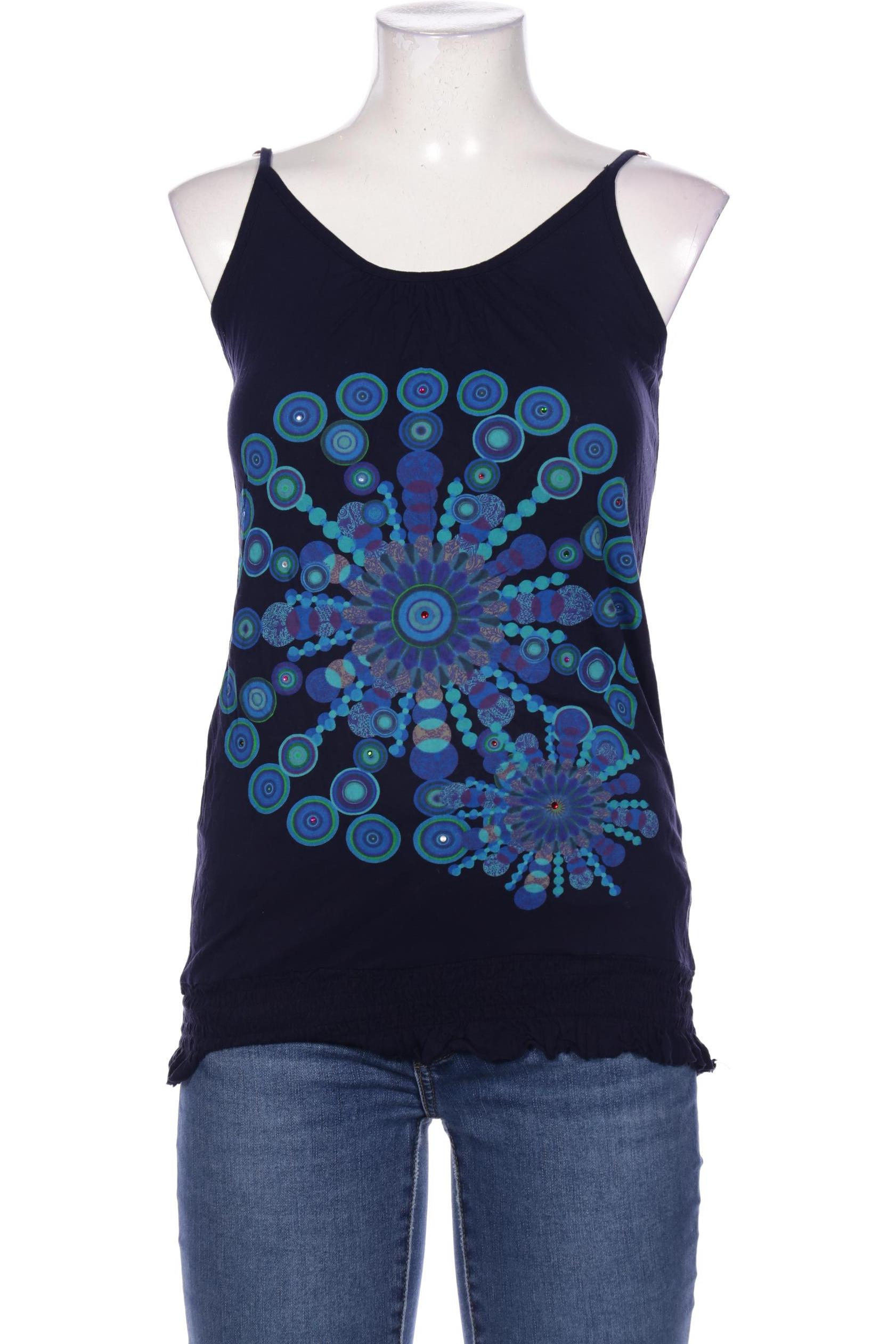 

Desigual Damen Top, marineblau, Gr. 42