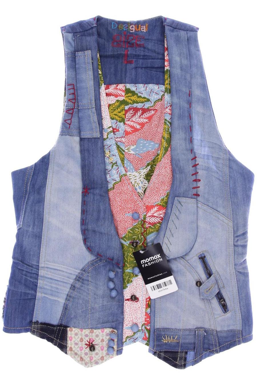 

Desigual Damen Weste, blau, Gr. 42