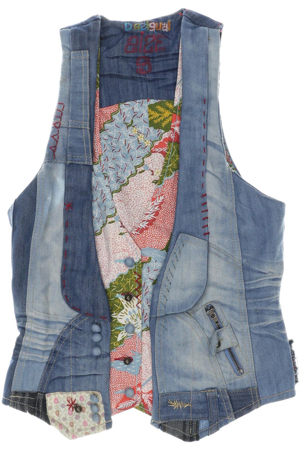 

Desigual Damen Weste, blau, Gr. 36