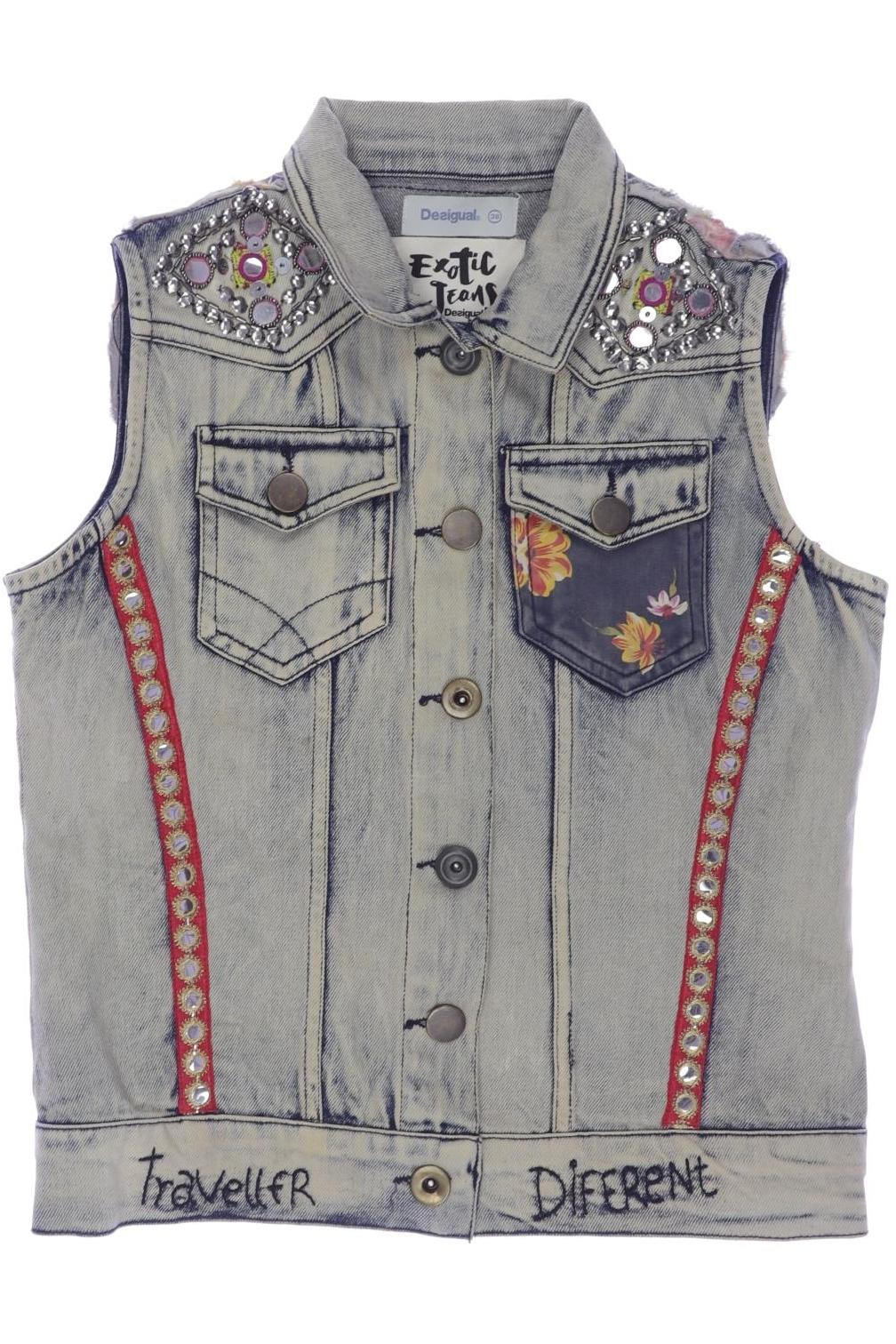 

Desigual Damen Weste, beige, Gr. 36