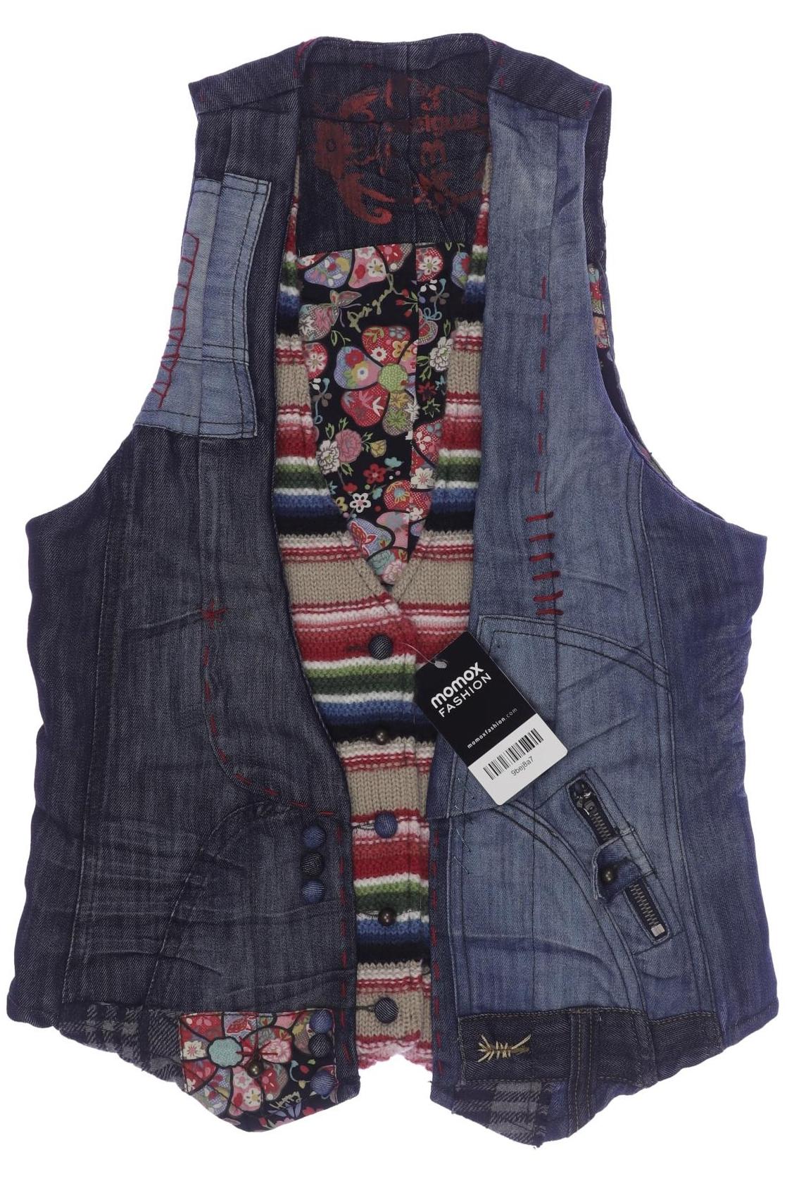 

Desigual Damen Weste, blau, Gr. 38