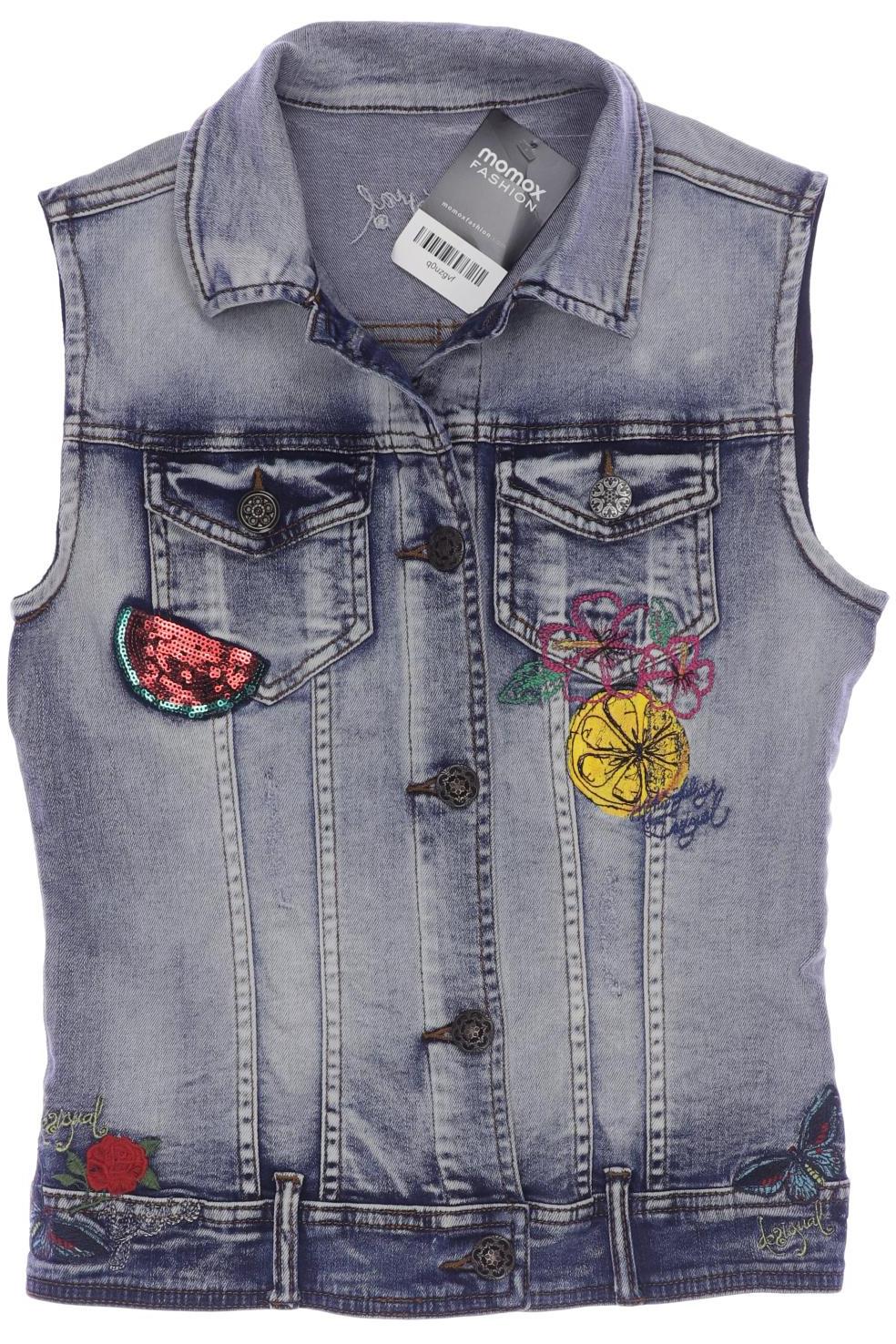 

Desigual Damen Weste, blau, Gr. 34